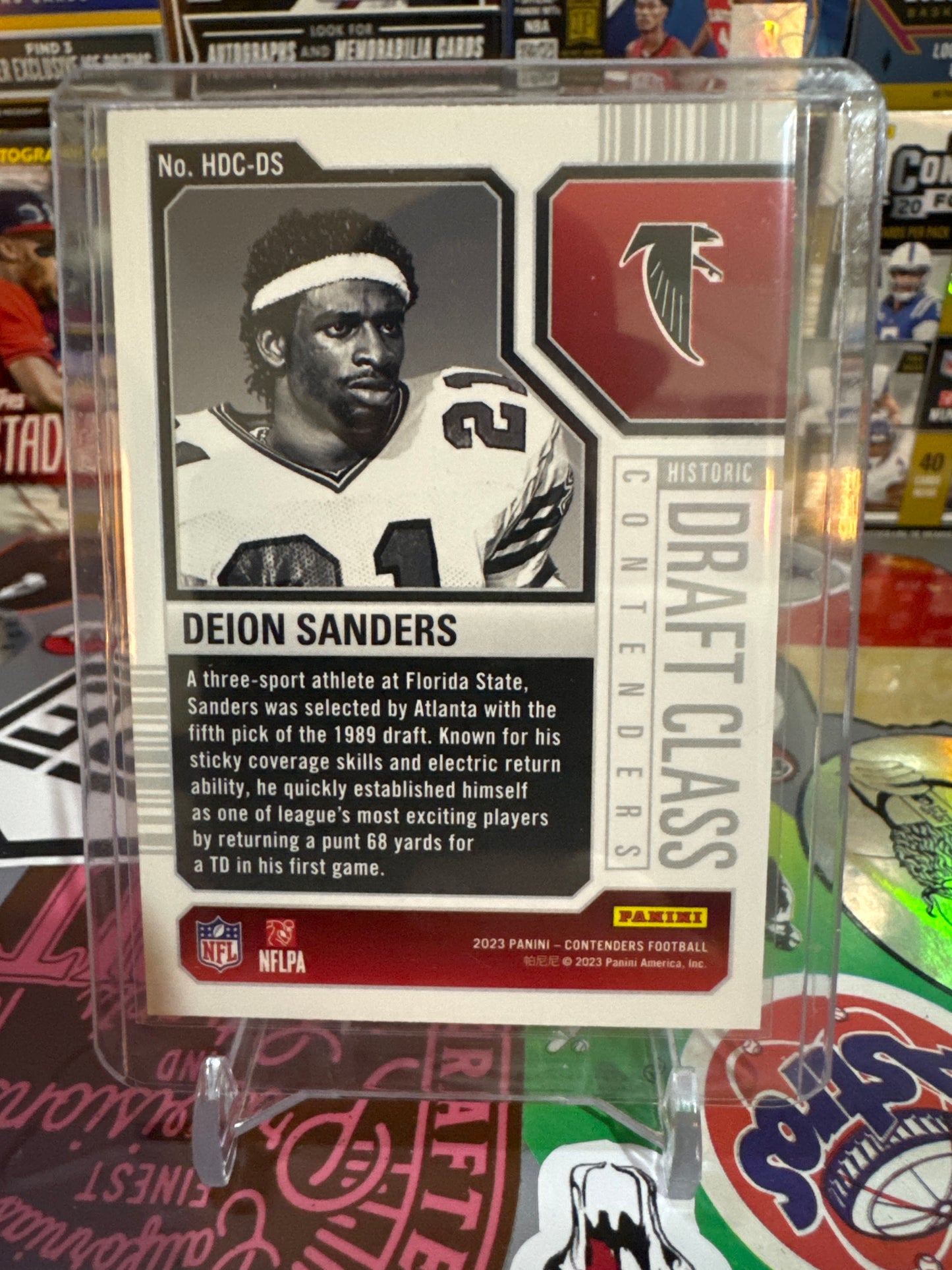 2023 Panini Contenders Historic draft class #HDC-DS Deion Sanders