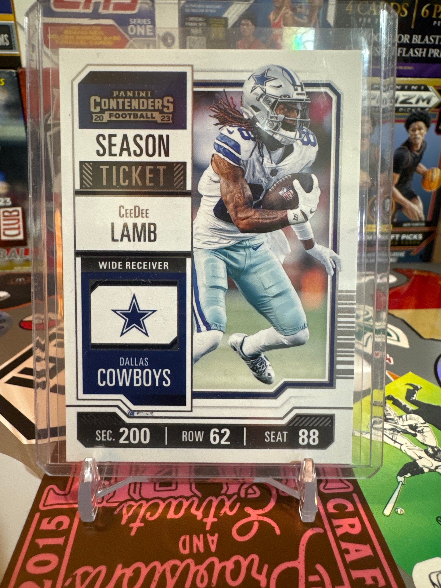 2023 Panini Contenders Season Ticket #27 CeeDee Lamb