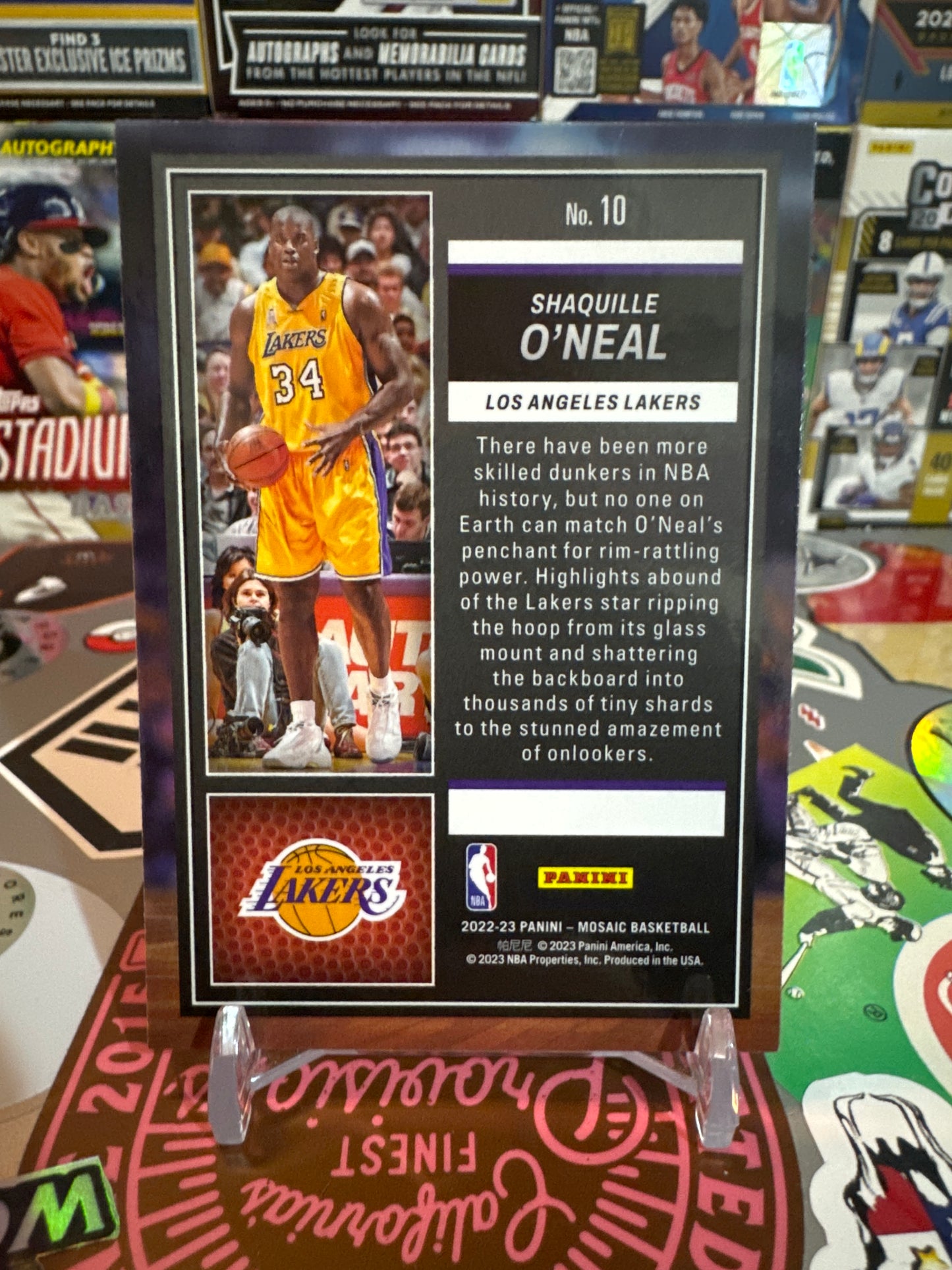 2022 Panini Mosaic Jam Masters #10 Shaquille O’Neil