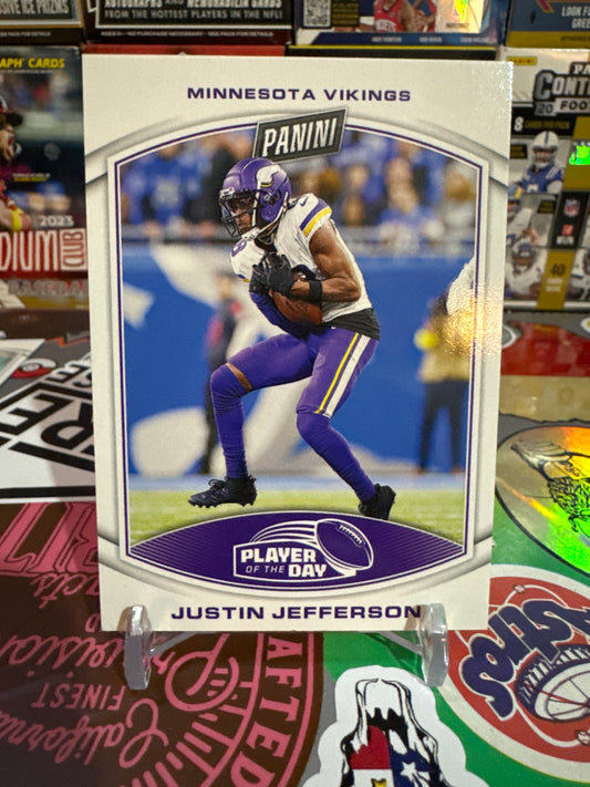 2023 Panini Football player of the day #7 Justin Jefferson