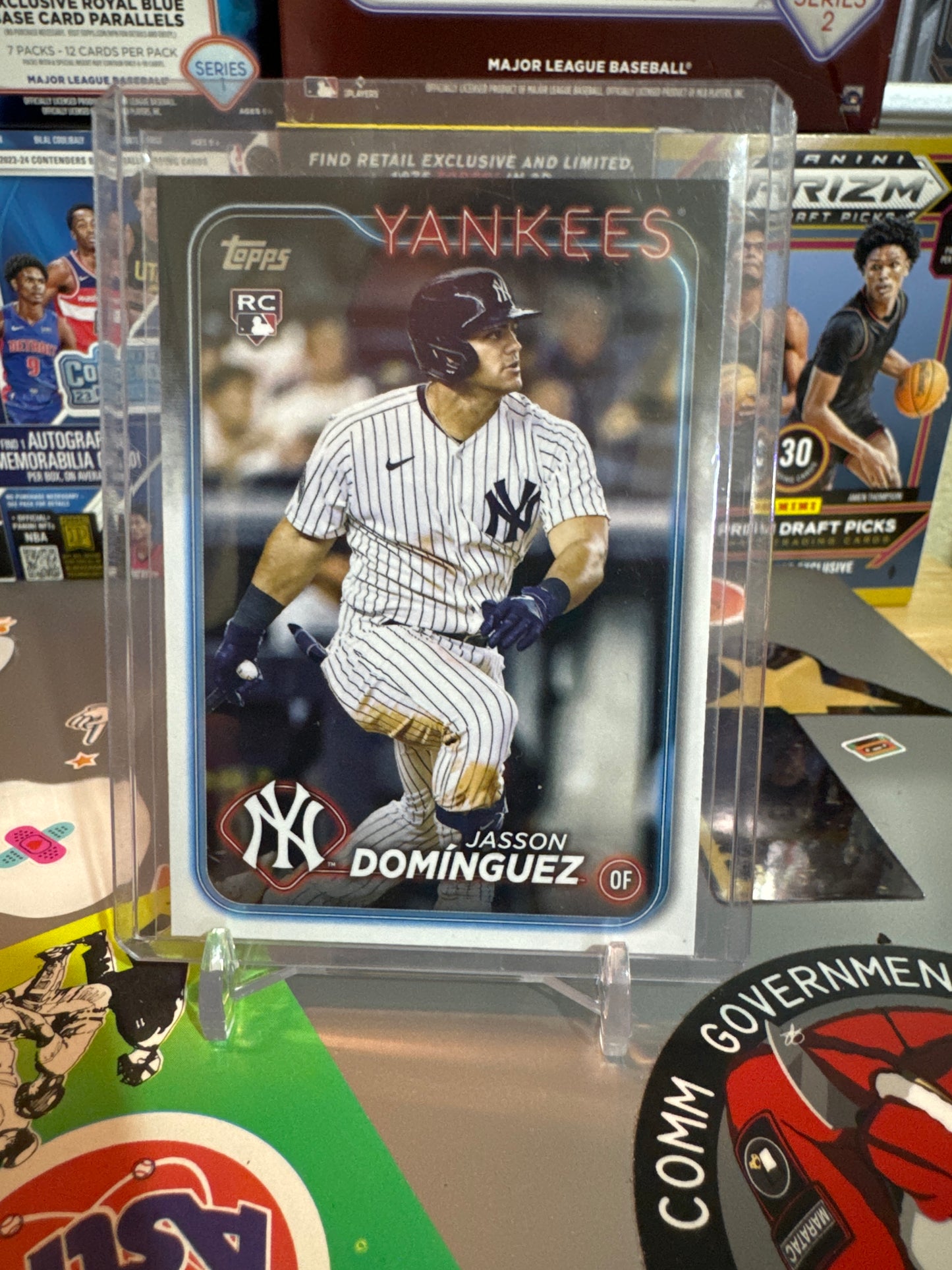 2024 Topps Base set Series 1 #60 Jasson Dominguez RC