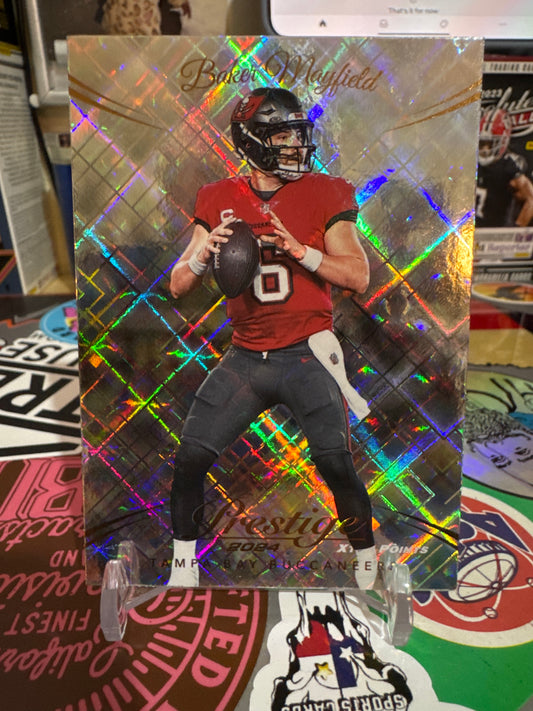 2024 Panini Prestige #275 Baker Mayfield- Xtra Points Diamonds Parallel