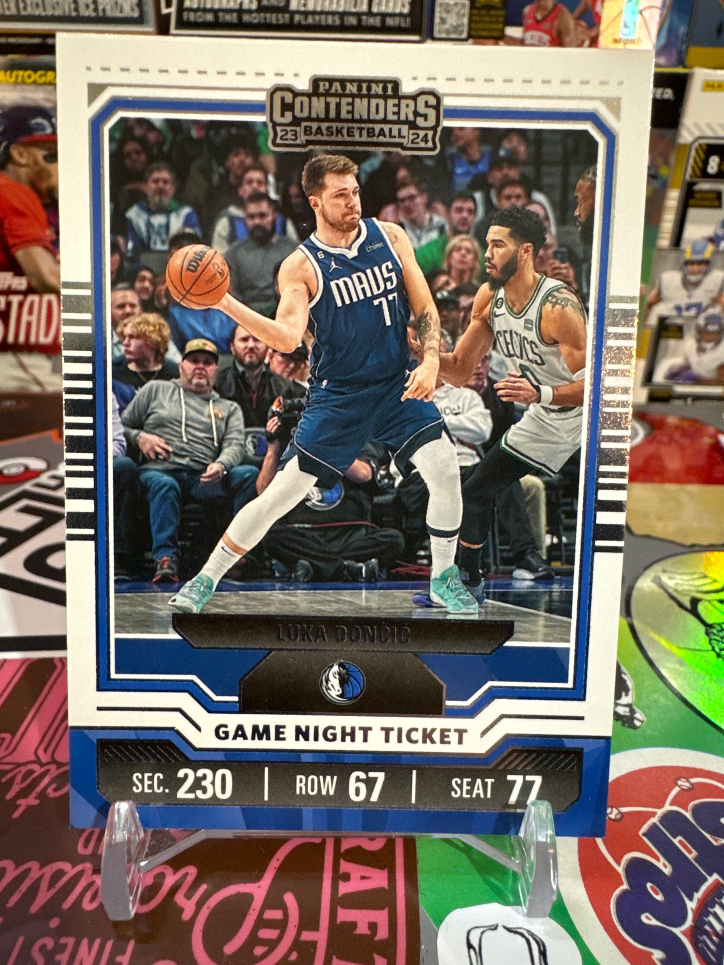 2023 Panini Contenders Game Night ticket #21 Luka Doncic