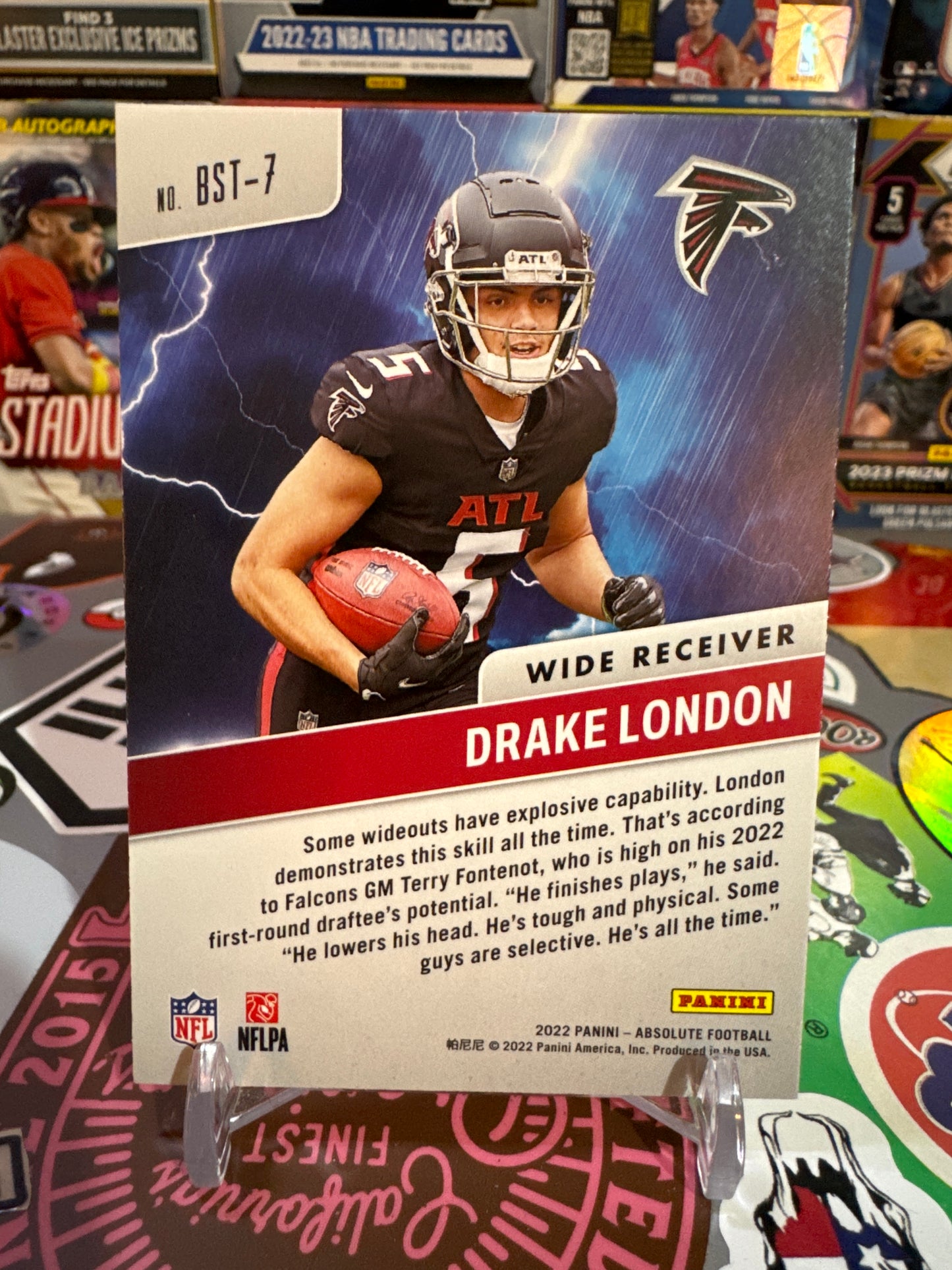 2022 Panini Absolute By Storm #BST-7 Drake London