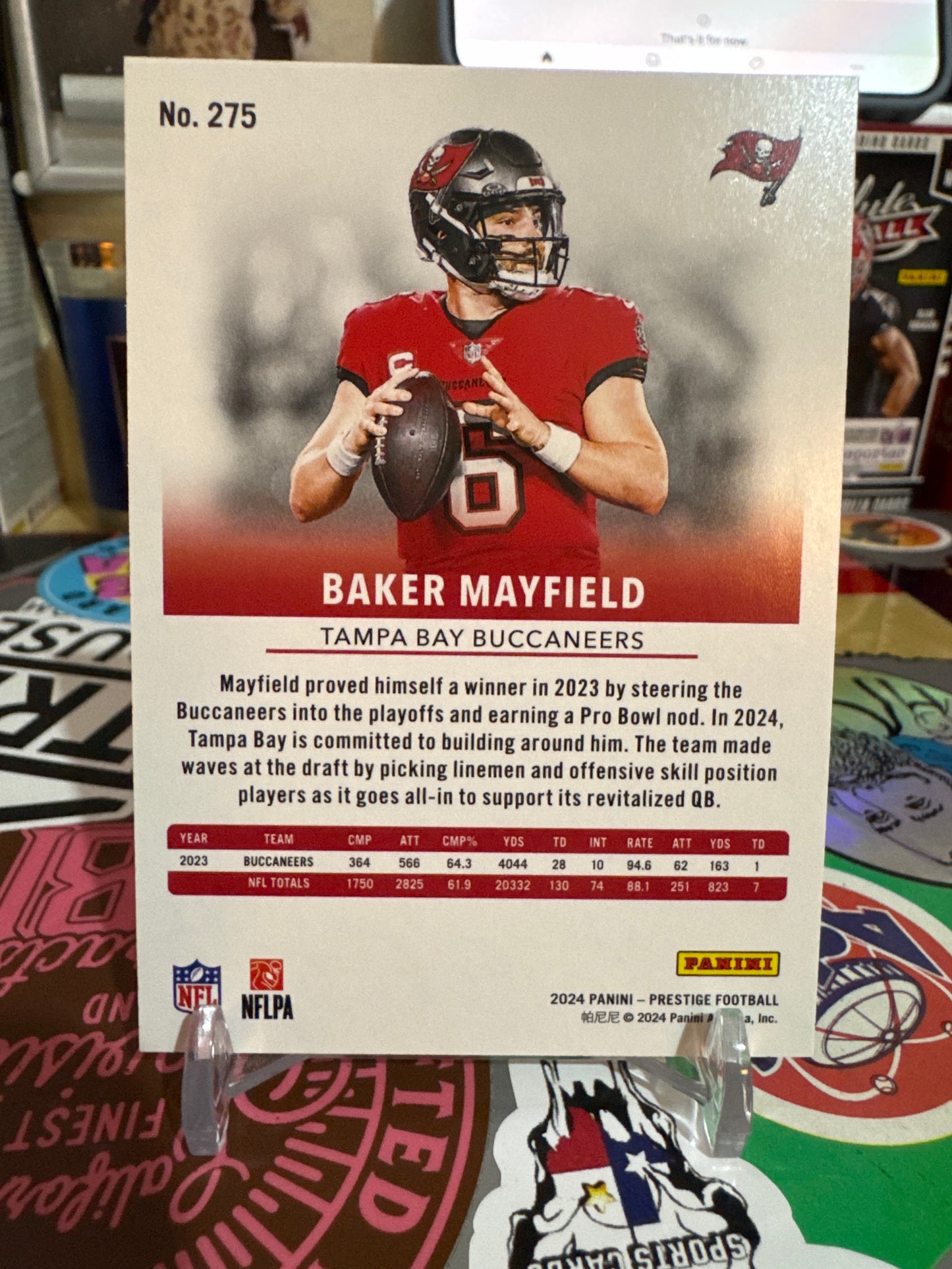 2024 Panini Prestige #275 Baker Mayfield- Xtra Points Diamonds Parallel