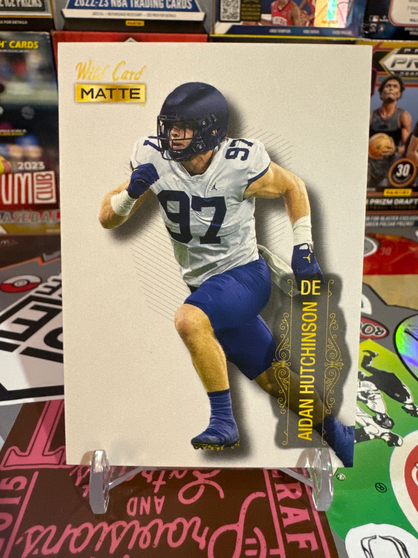 2022 Wild Card Matte #MB-2 Aidan Hutchinson- White