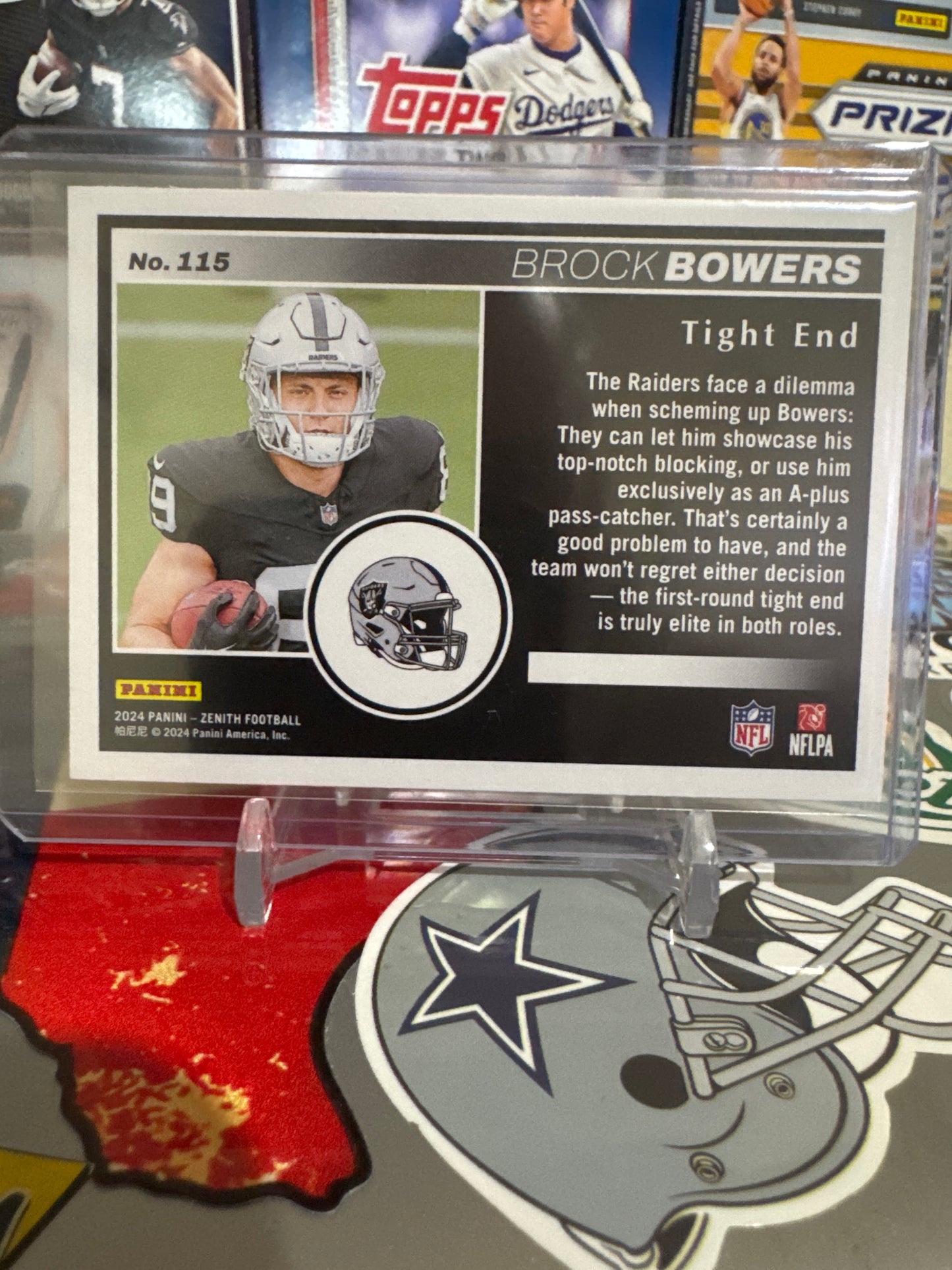 2024 Panini Zenith #115 Brock Bowers RC