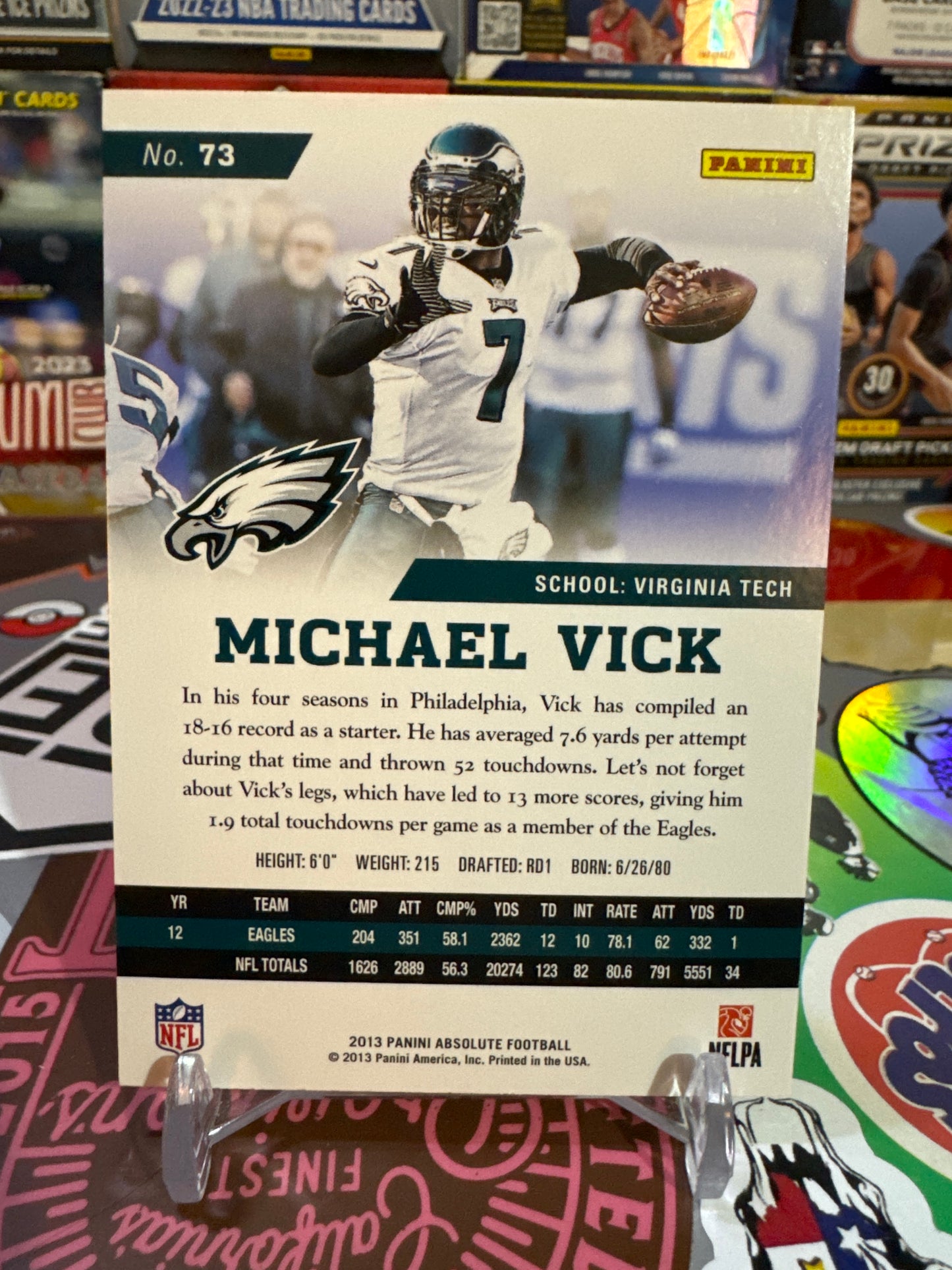 2013 Panini Absolute #73 Michael Vick