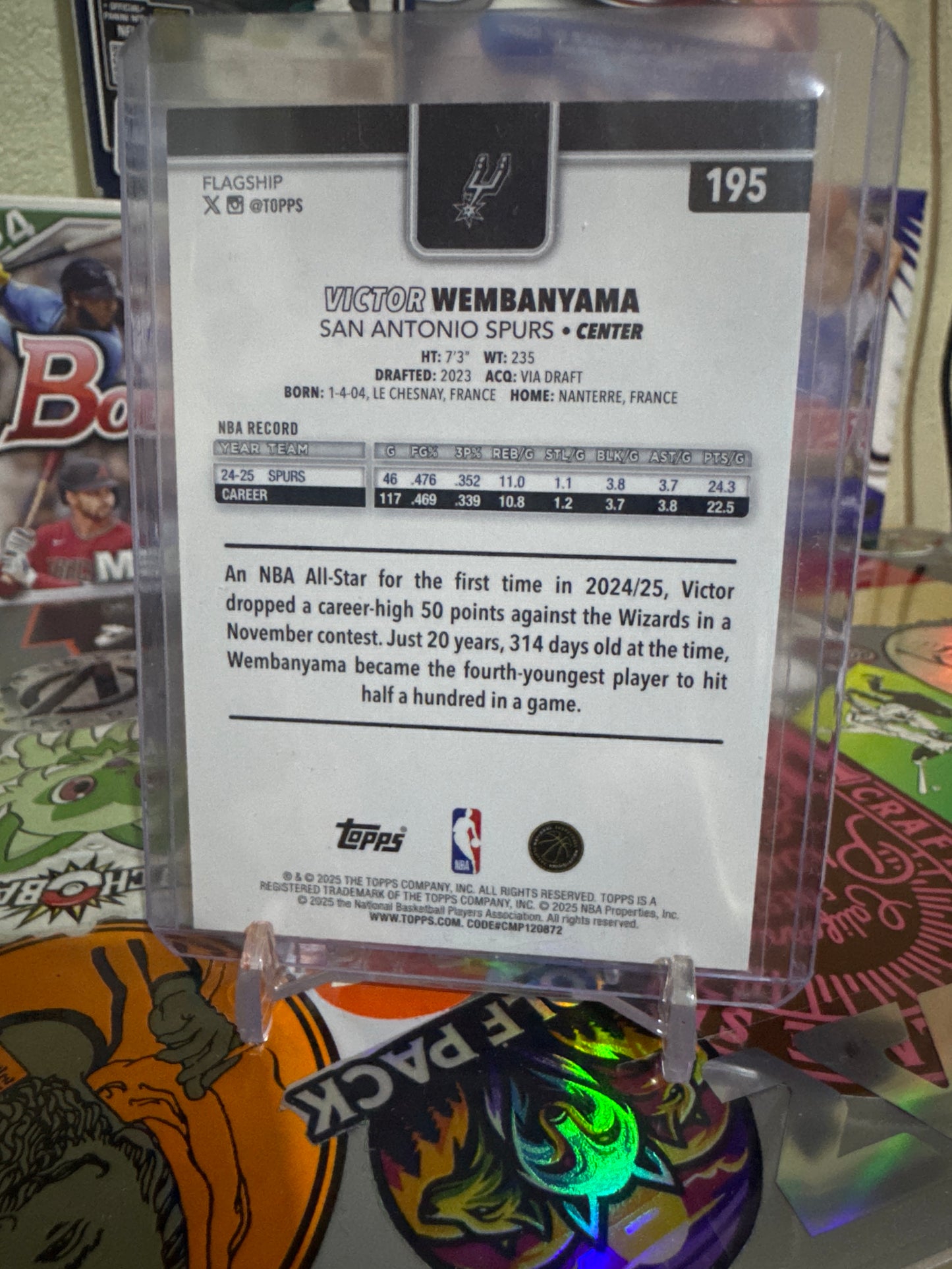 2025 Topps Flagship #195 Victor Wembanyama