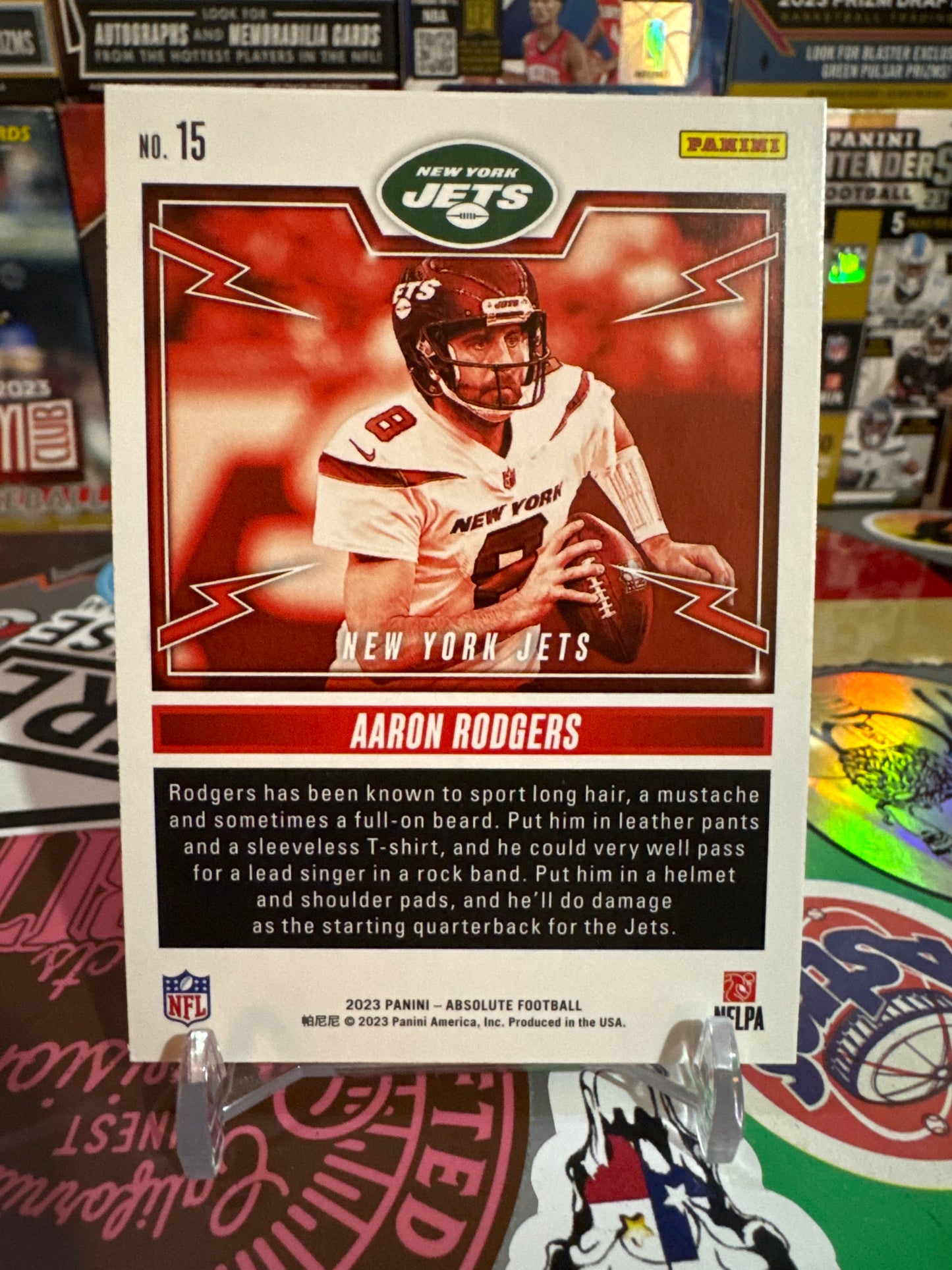 2023 Panini Absolute Rock Out #15 Aaron Rodgers