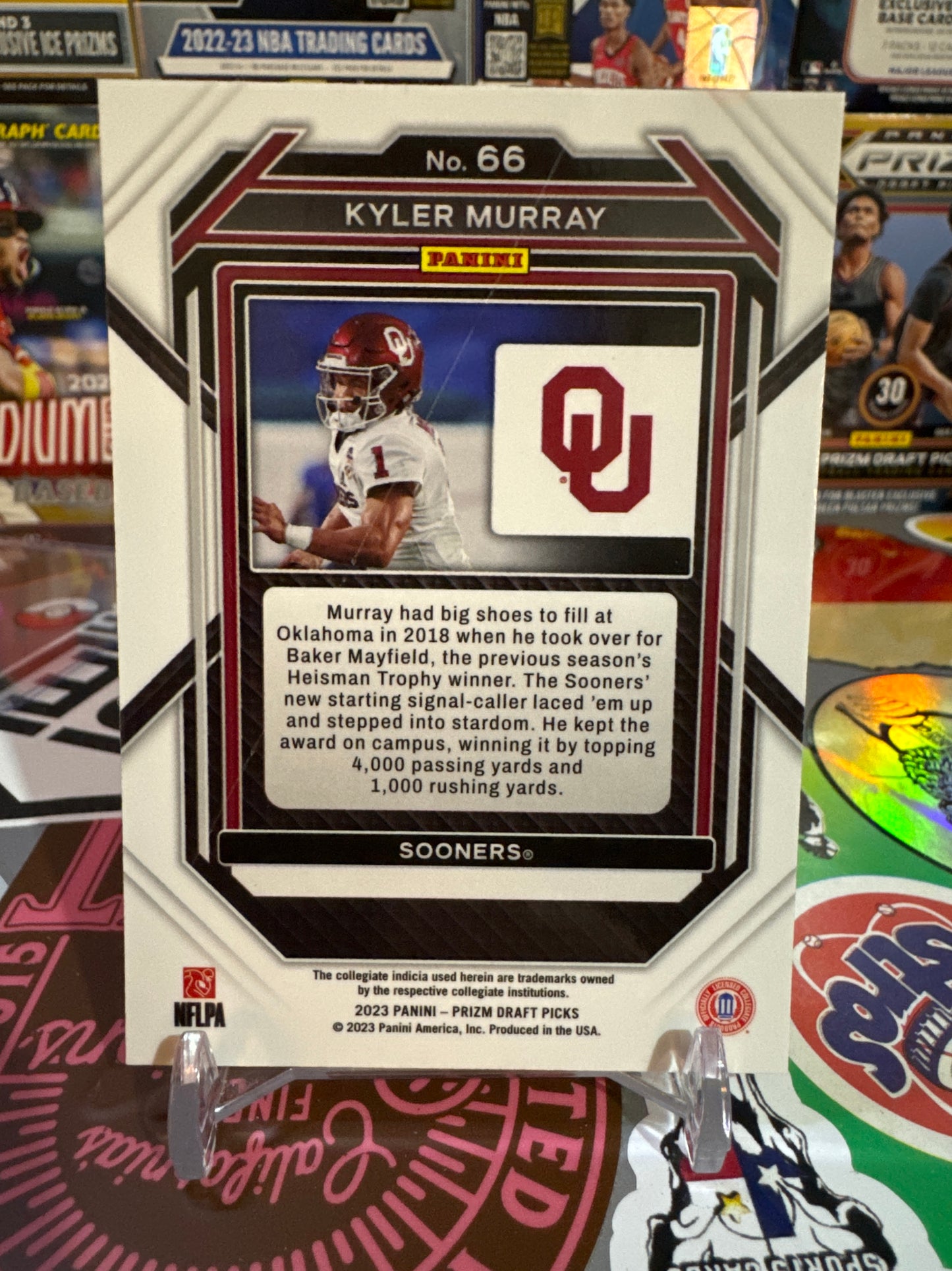 2023 Panini Prizm draft picks #66 Kyler Murray