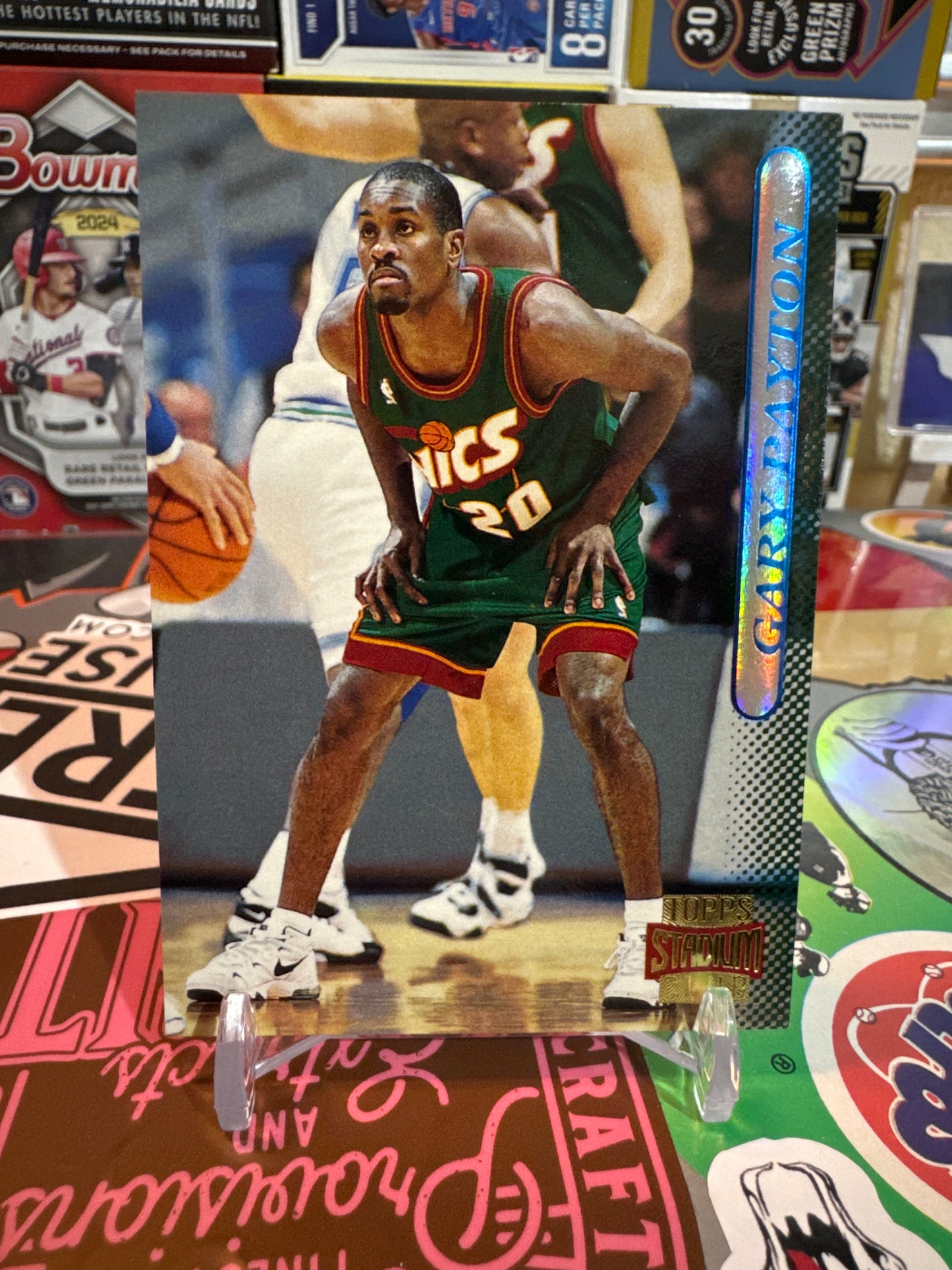 1996 Stadium club #103 Gary Payton- Members Only II