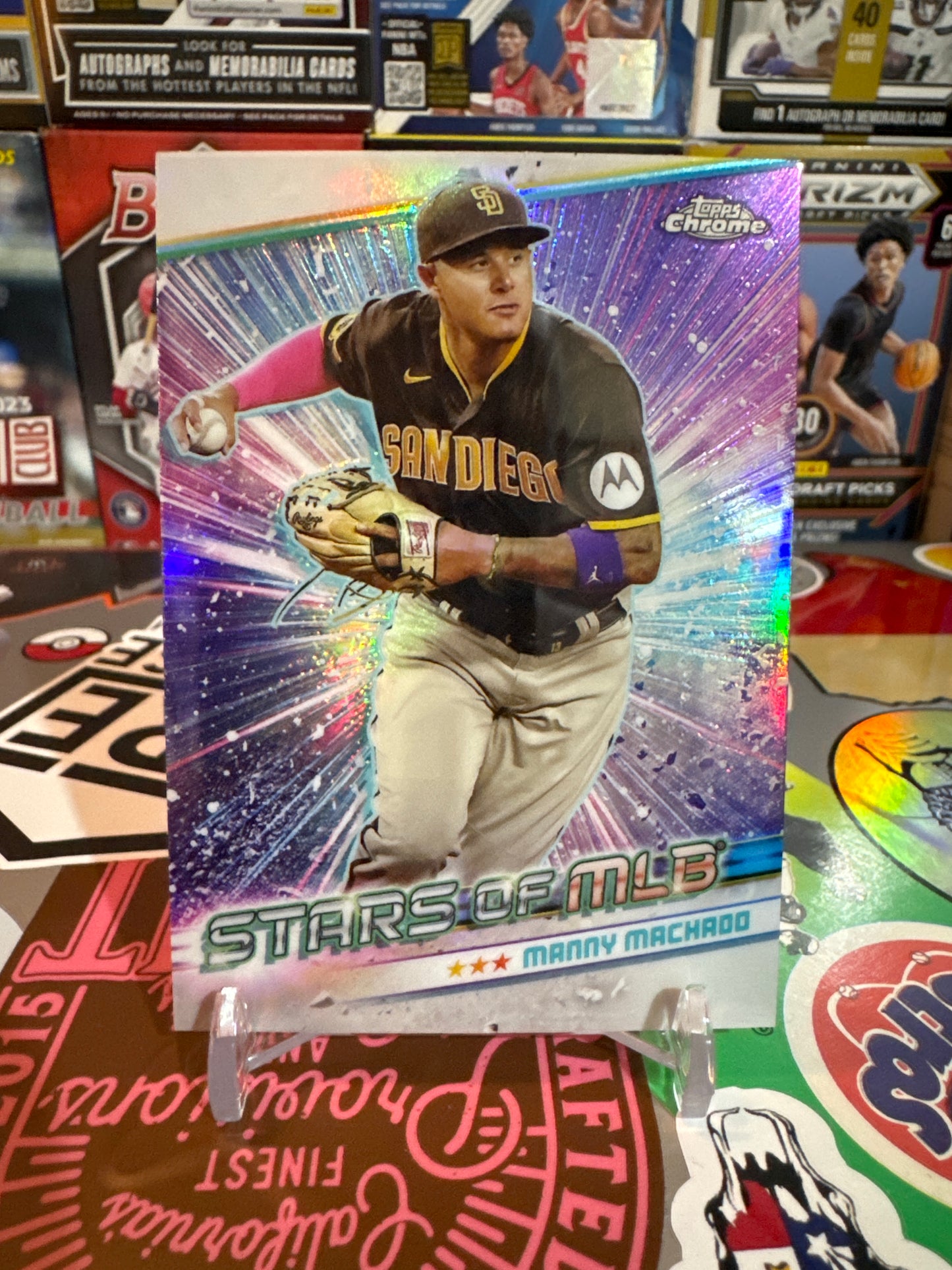 2024 Topps Stars of the MLB Series 2 Chrome. #CSMLB-44 Manny Machado