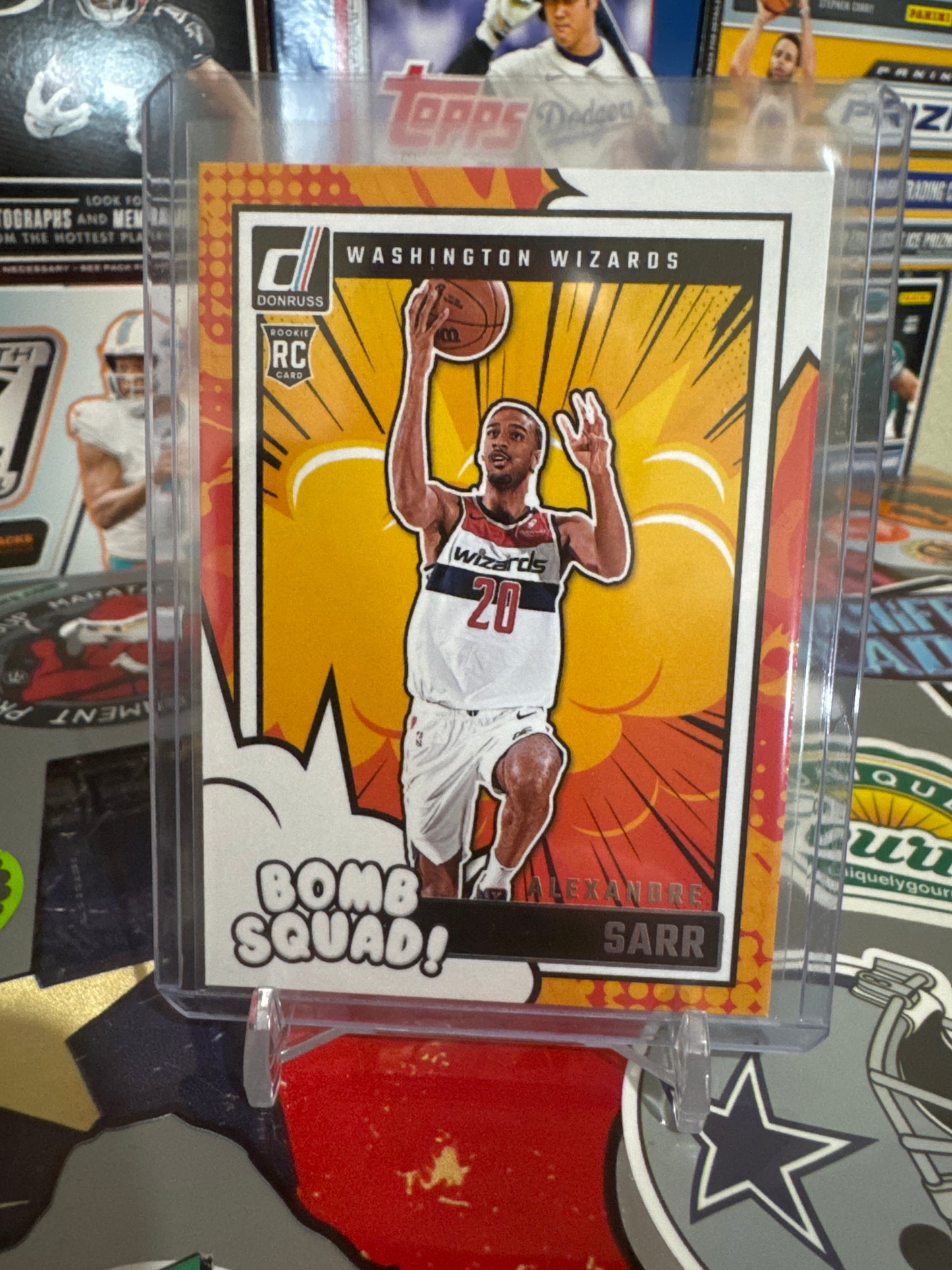 2024 Panini Donruss Bomb Squad #9 Alexandre Sarr RC