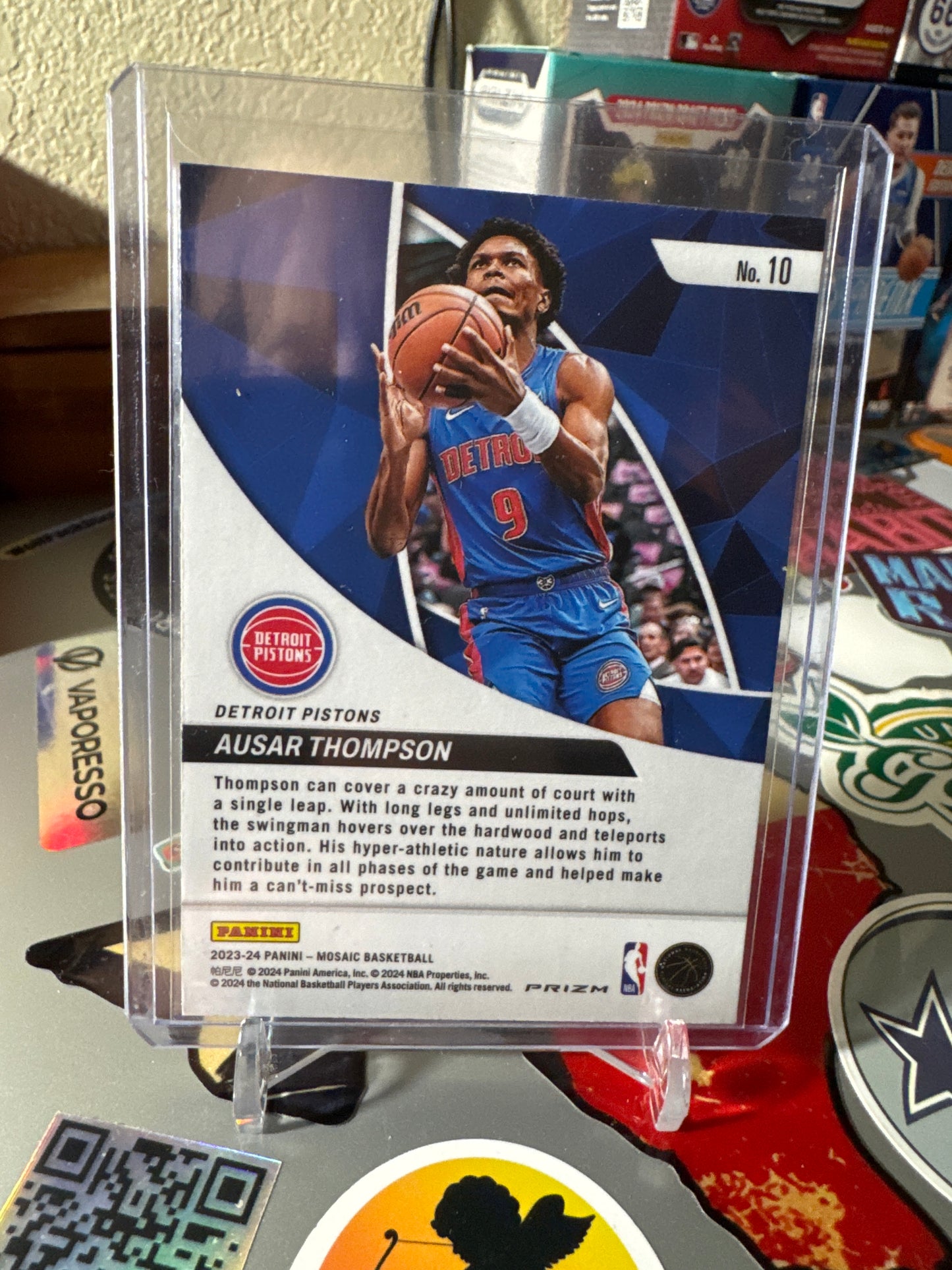 2023 panini Mosaic Elevate #10 Ausar Thompson RC - Mosaic Parallel