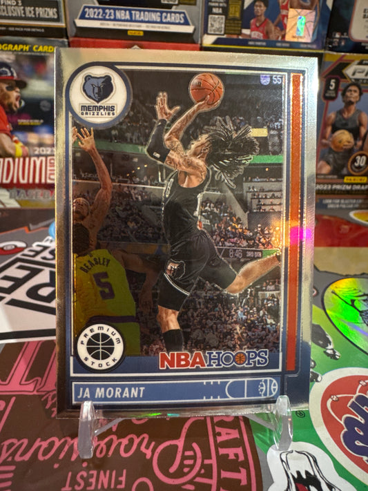 2022 Panini chronicles Hoops premium stock #598 Ja Morant. Silver Parallel