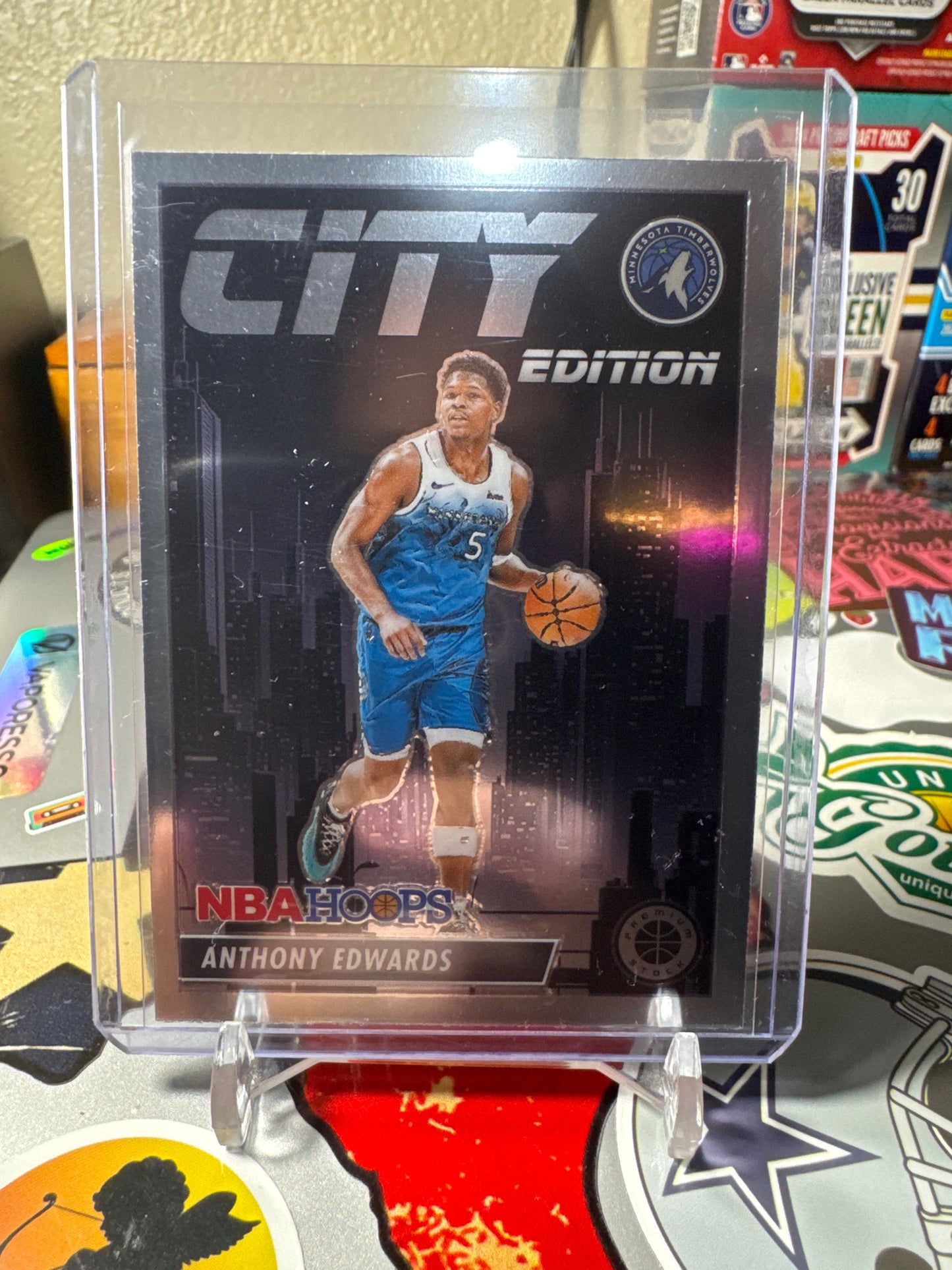 2023 Panini Hoops City Edition #4 Anthony Edwards