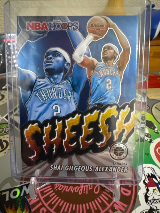 2023 Panini Hoops Premium Stock- SHEESH #15 Shai Gilgeous-Alexander