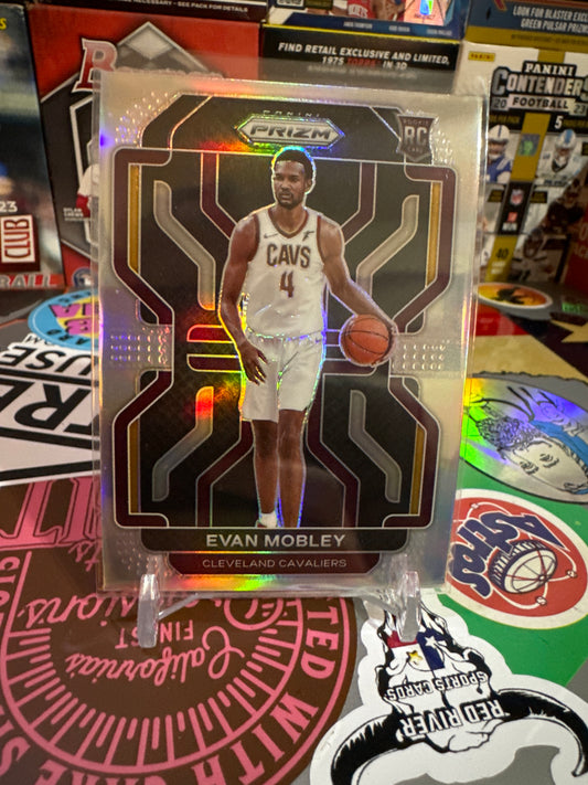 2021 Panini Prizm #325 Evan Mobley True Silver RC