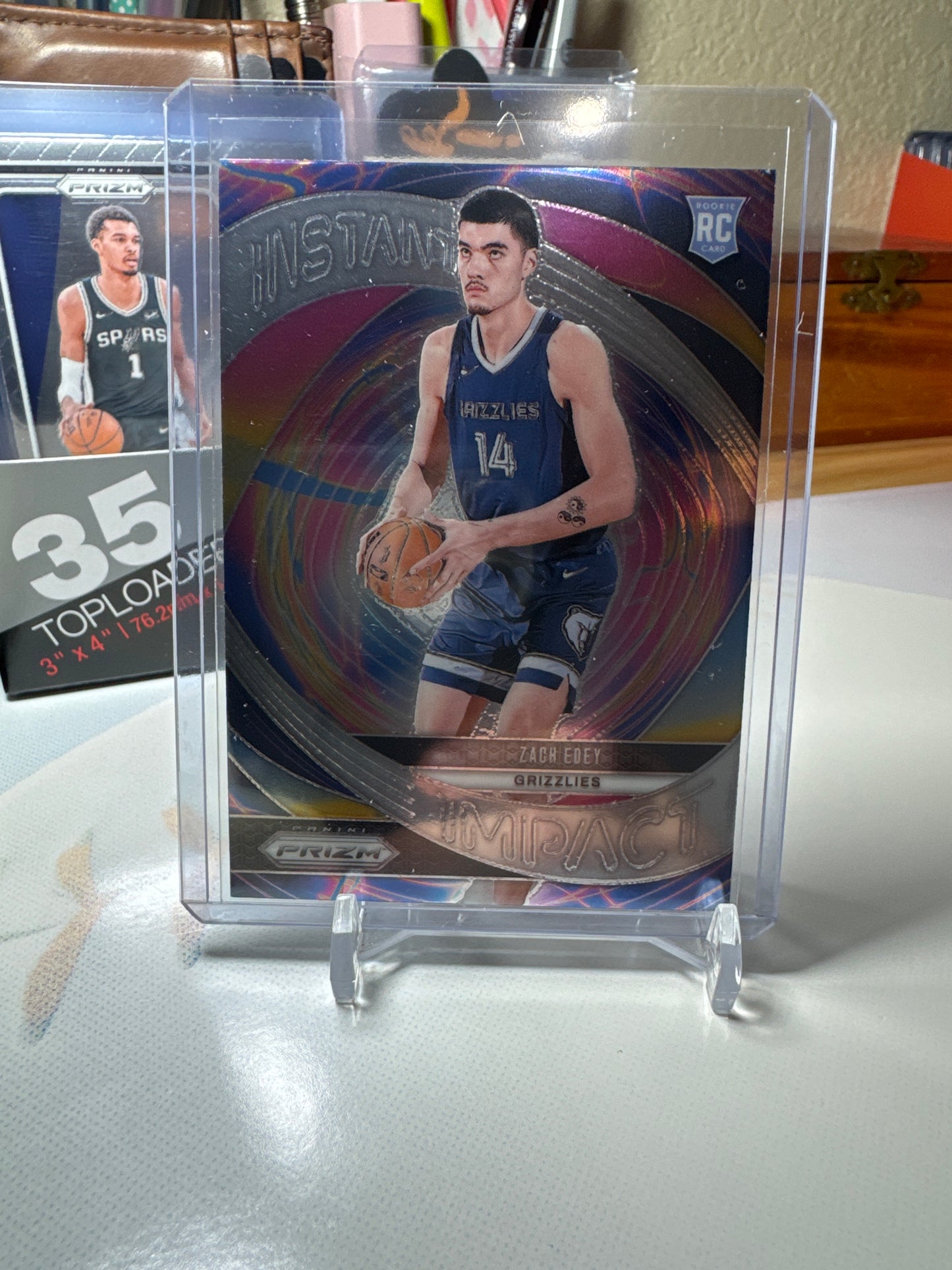 2024 Panini Prizm Instant Impact #25 Zach Edey RC
