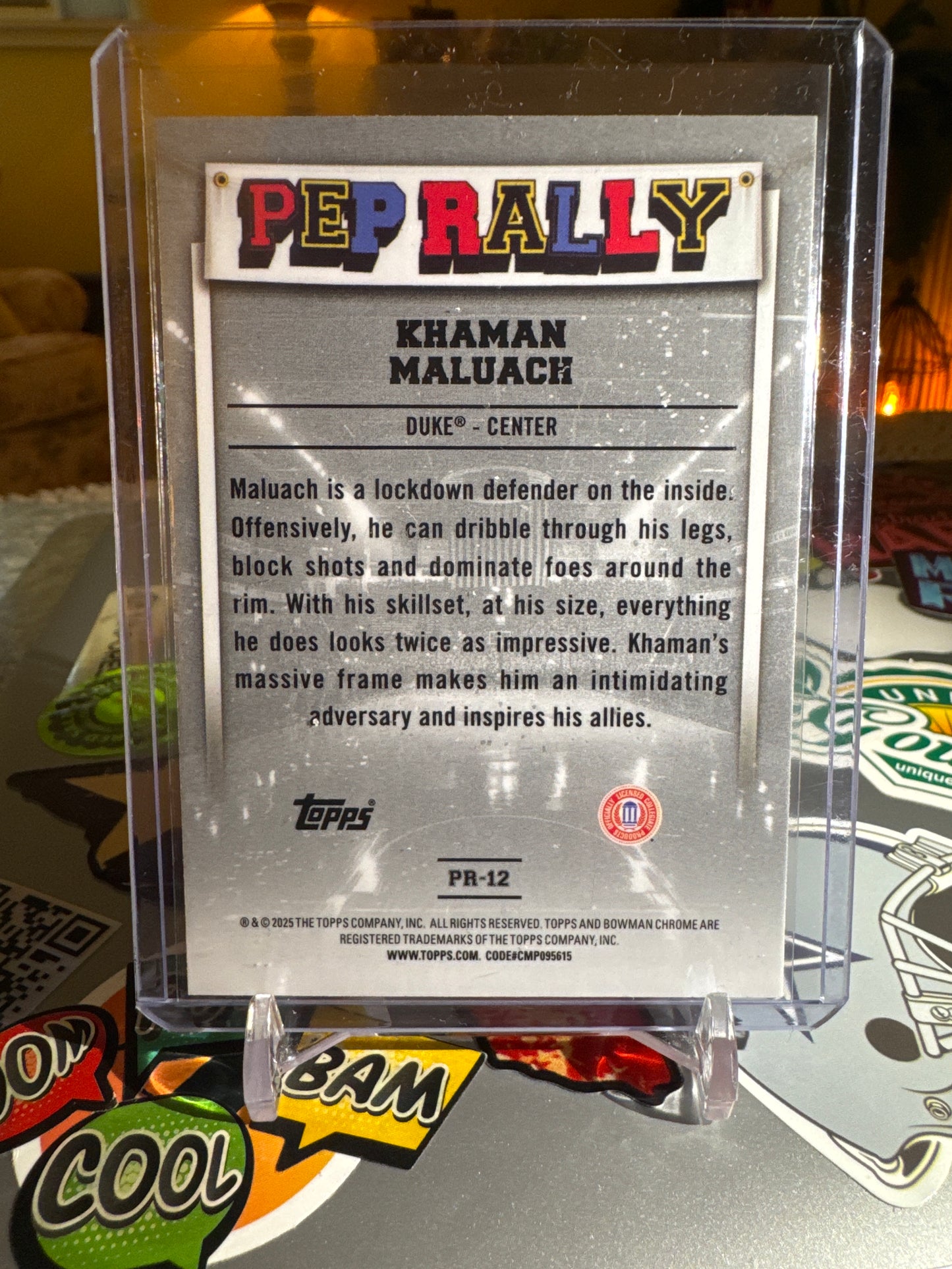 2024 Topps Bowman U- PEP RALLY #PR-12 Khaman Maluach