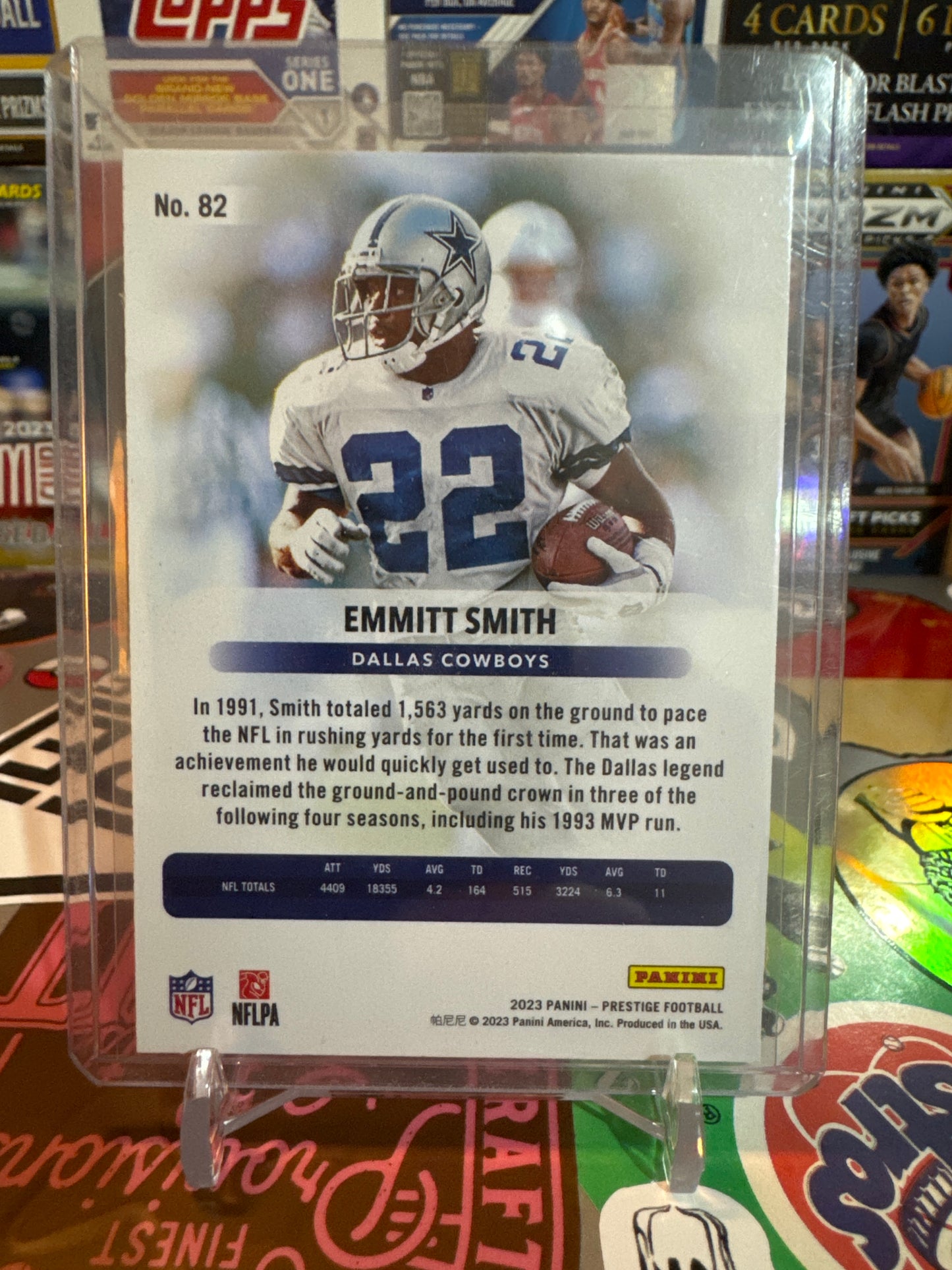 2023 Panini Prestige #82 Emmitt Smith- Diamonds Holo