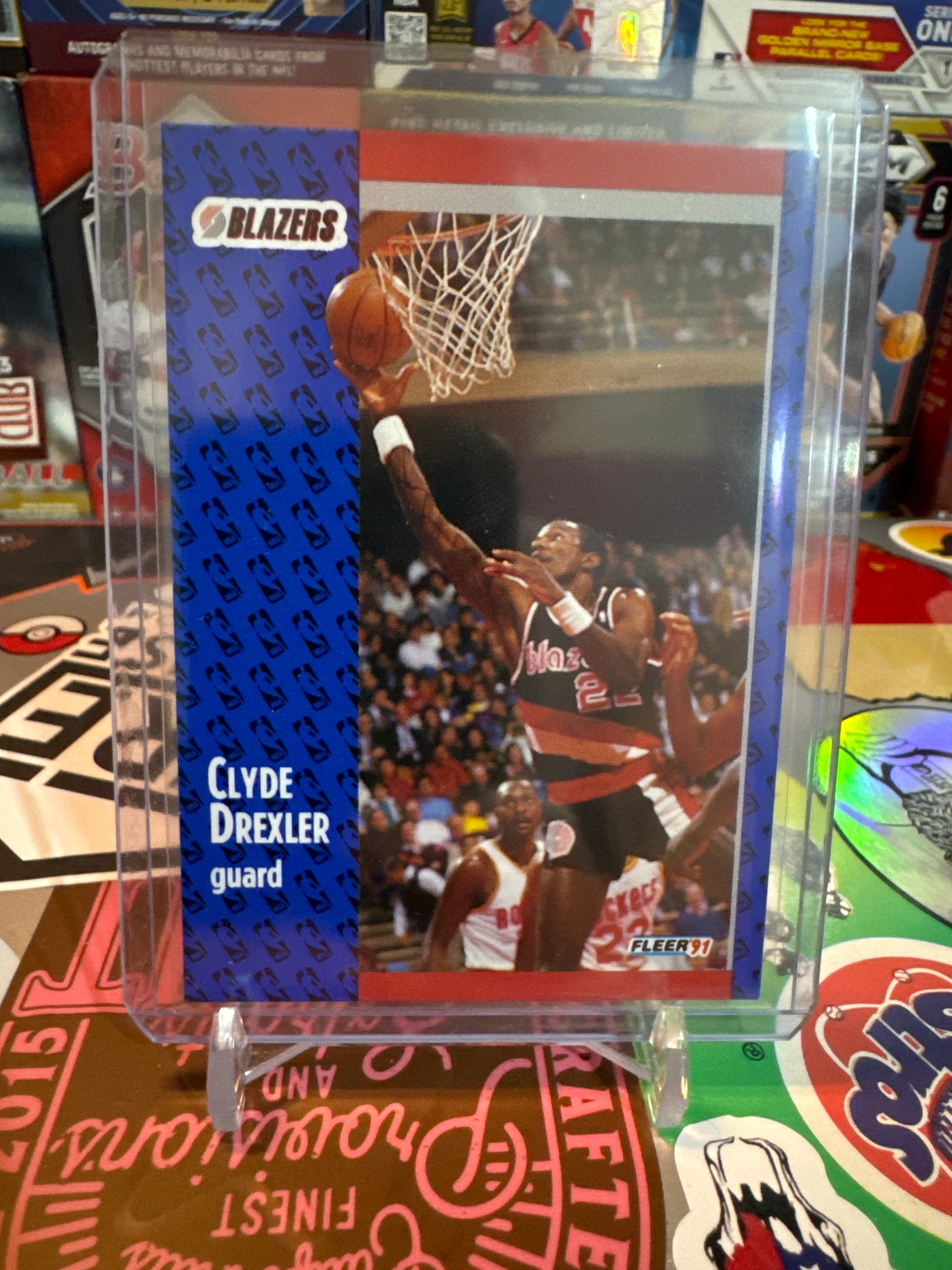 1991 Fleer #168  Clyde Drexler