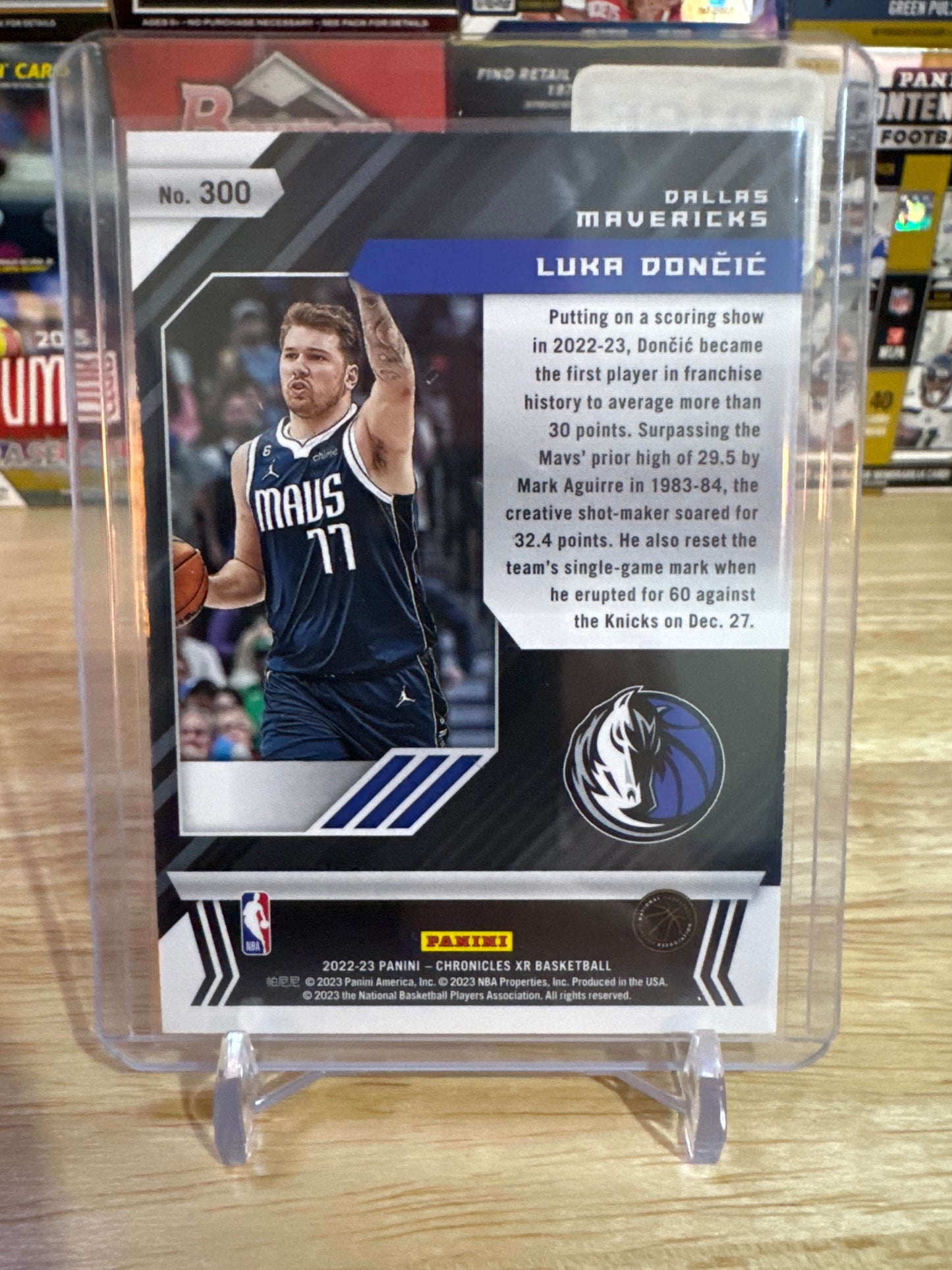 2022 Panini chronicles XR #300 Luka Doncic.