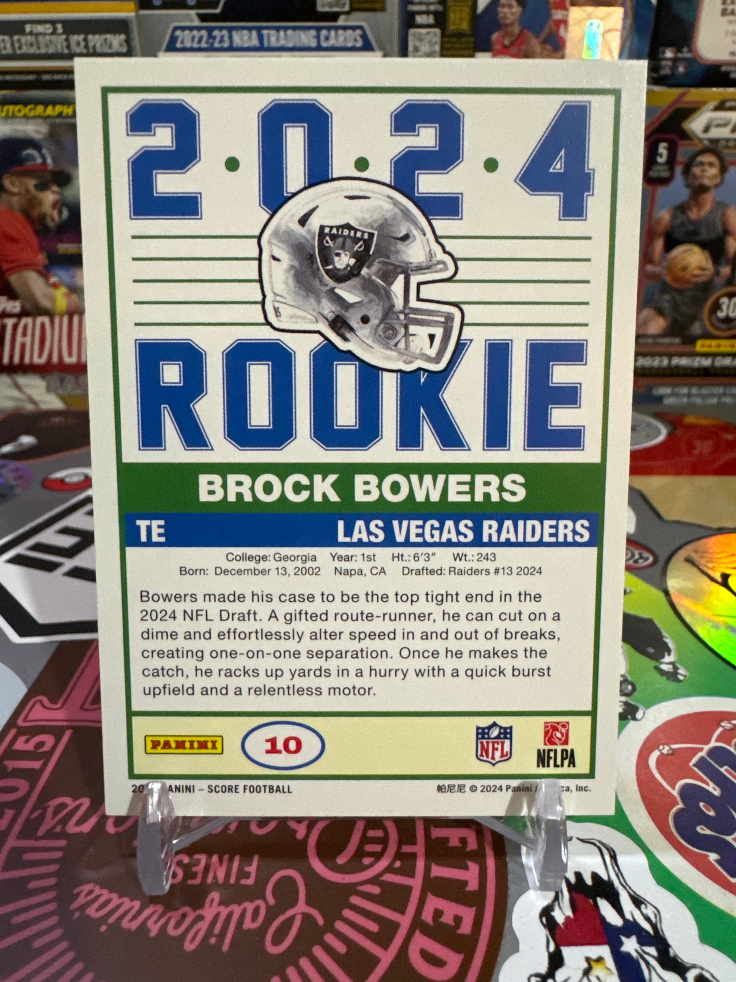 2024 Score 35th Anniversary Rookie #10 Brock Bowers RC