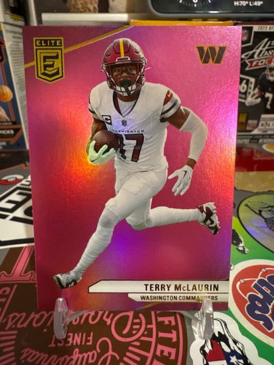 2024 Donruss Elite #58 Terry McLaurin- Pink Foil Parallel