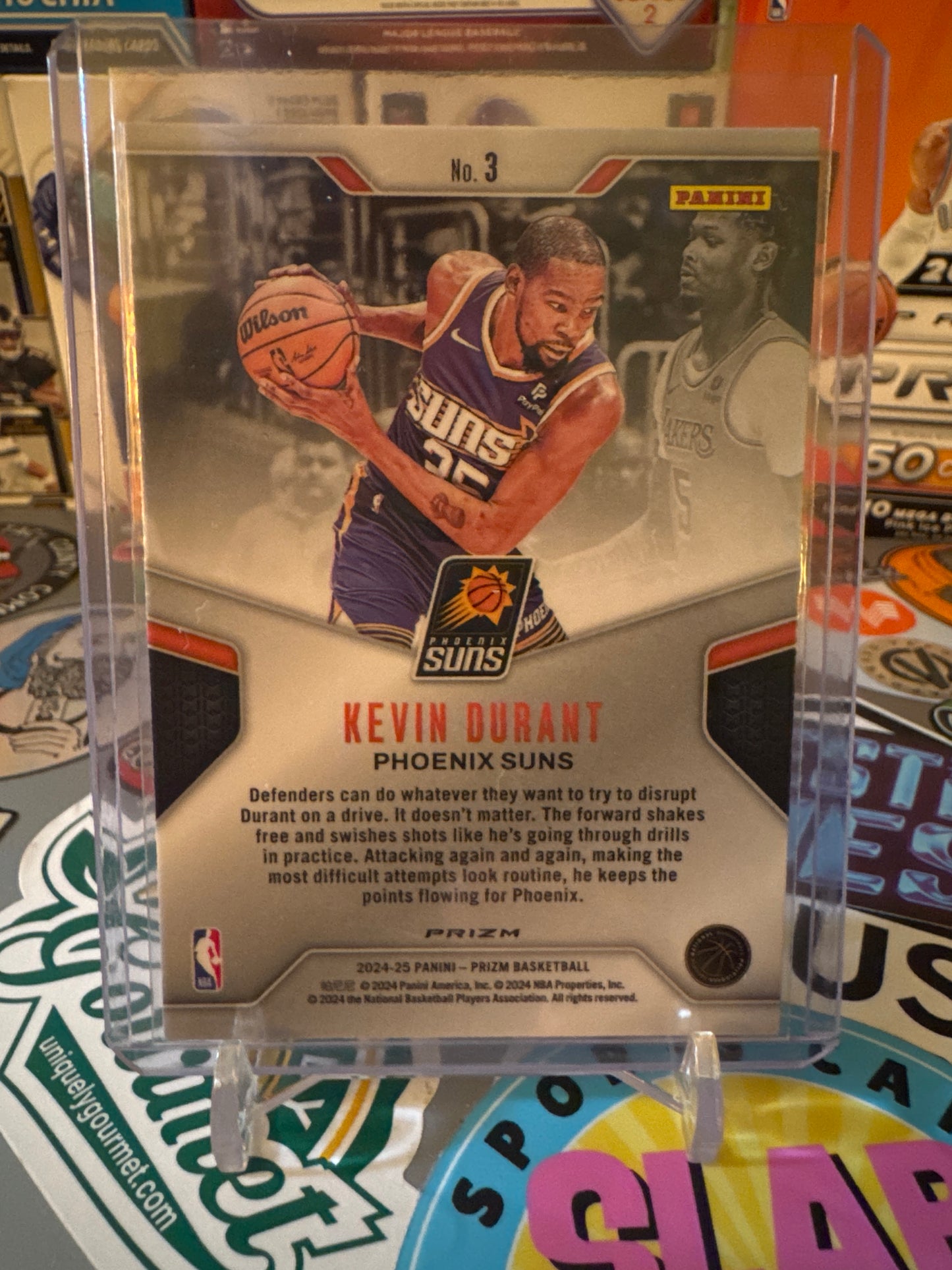 2024 Panini Prizm Dominance #3 Kevin Durant- Green Parallel