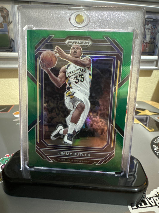 2023 Panini Prizm draft picks #56 Jimmy Butler. Green Prizm