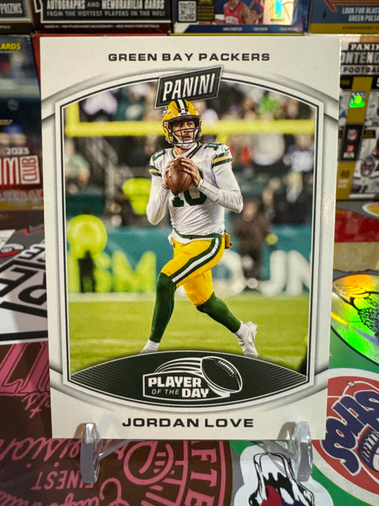 2023 Panini football player of the day #40 Jordan Love