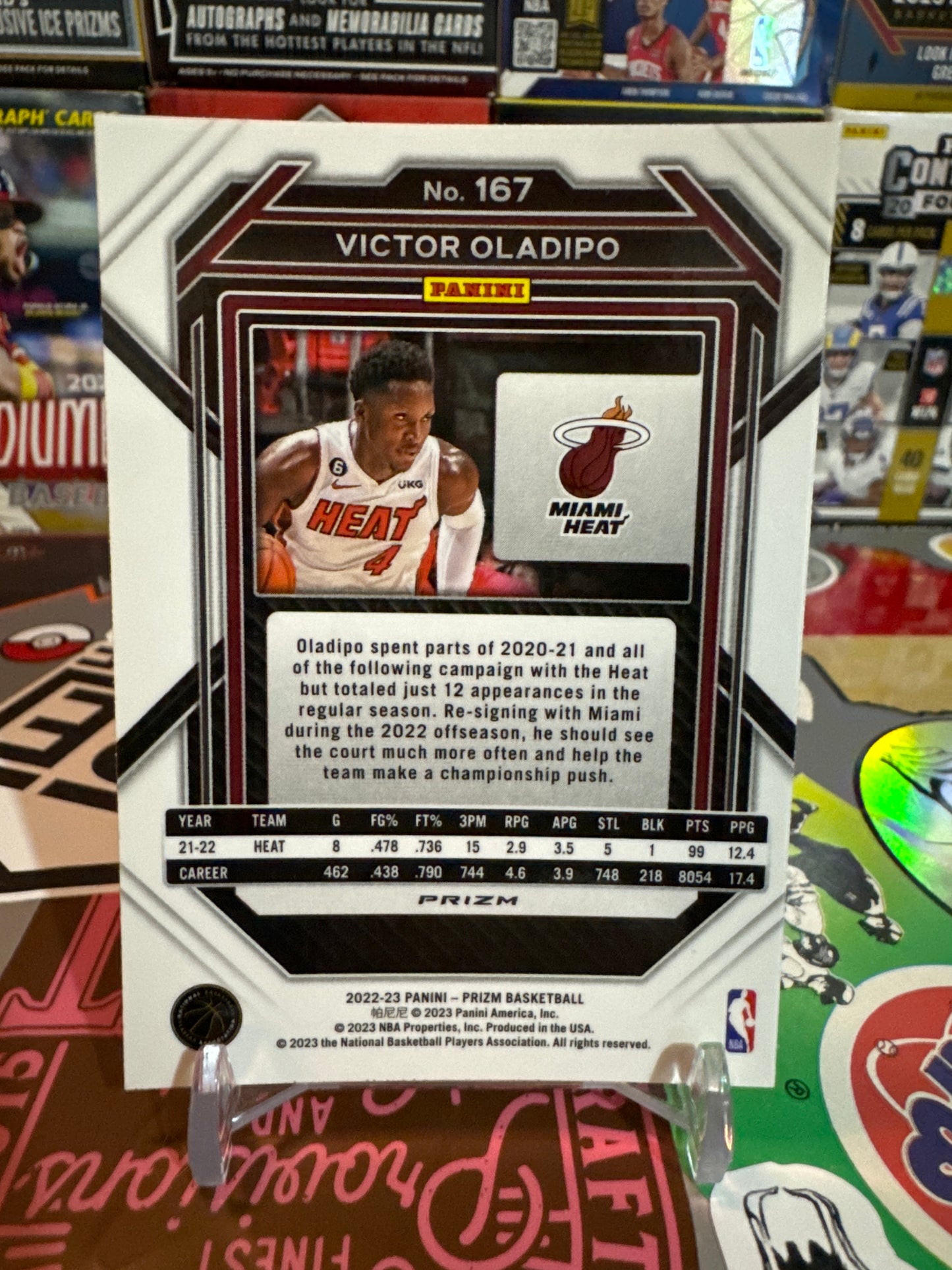 2023 Panini Prizm #167 Victor Oladipo-Green Prizm