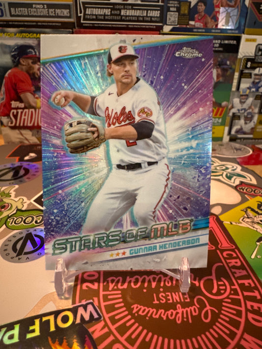 2024 Topps Stars of the MLB- Chrome Series 2 #CSMLB-33 Gunnar Henderson