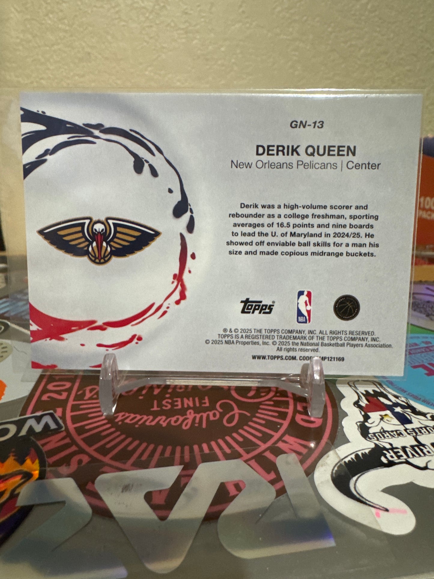 2025 Topps Generation Now #GN-13 Derik Queen RC