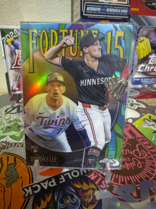 2025 Topps Chrome Fortune 15 #F15-14 Brooks Lee RC