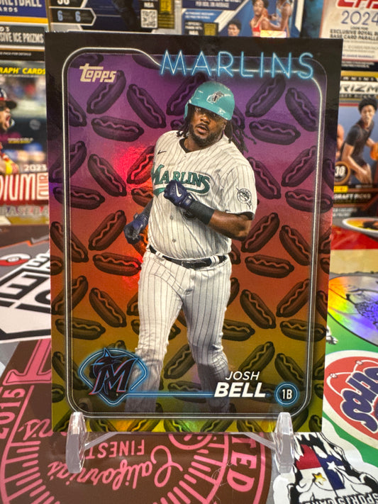 2024 Topps Series 2 #689 Josh Bell- Hot Dogs Parallel