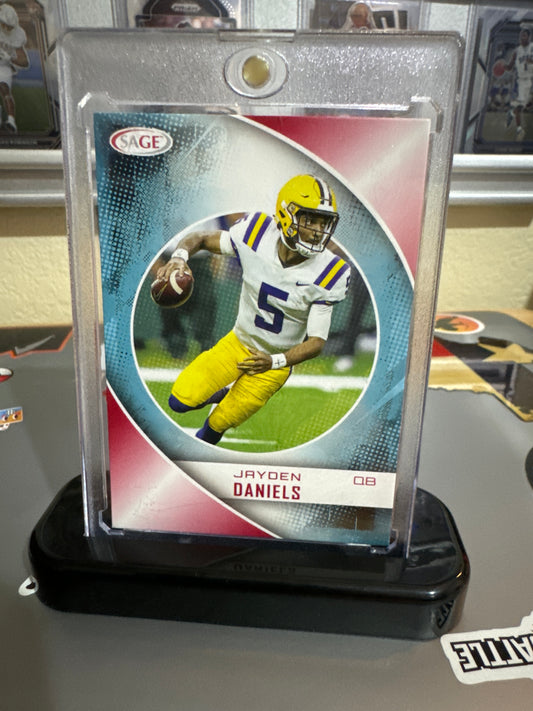 2023 Sage Collectibles #8 Jayden Daniels LSU.