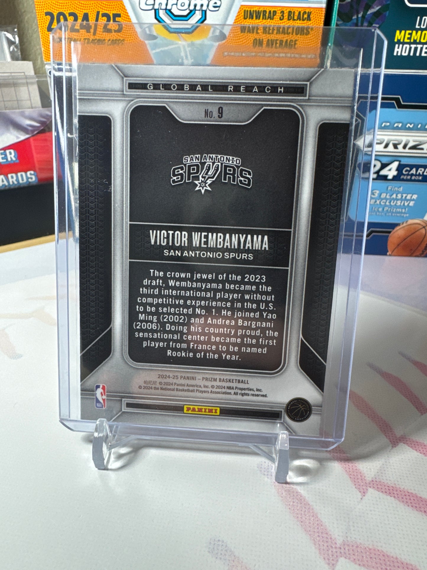 2024 Panini Prizm Global Reach #9 Victor Wembanyama