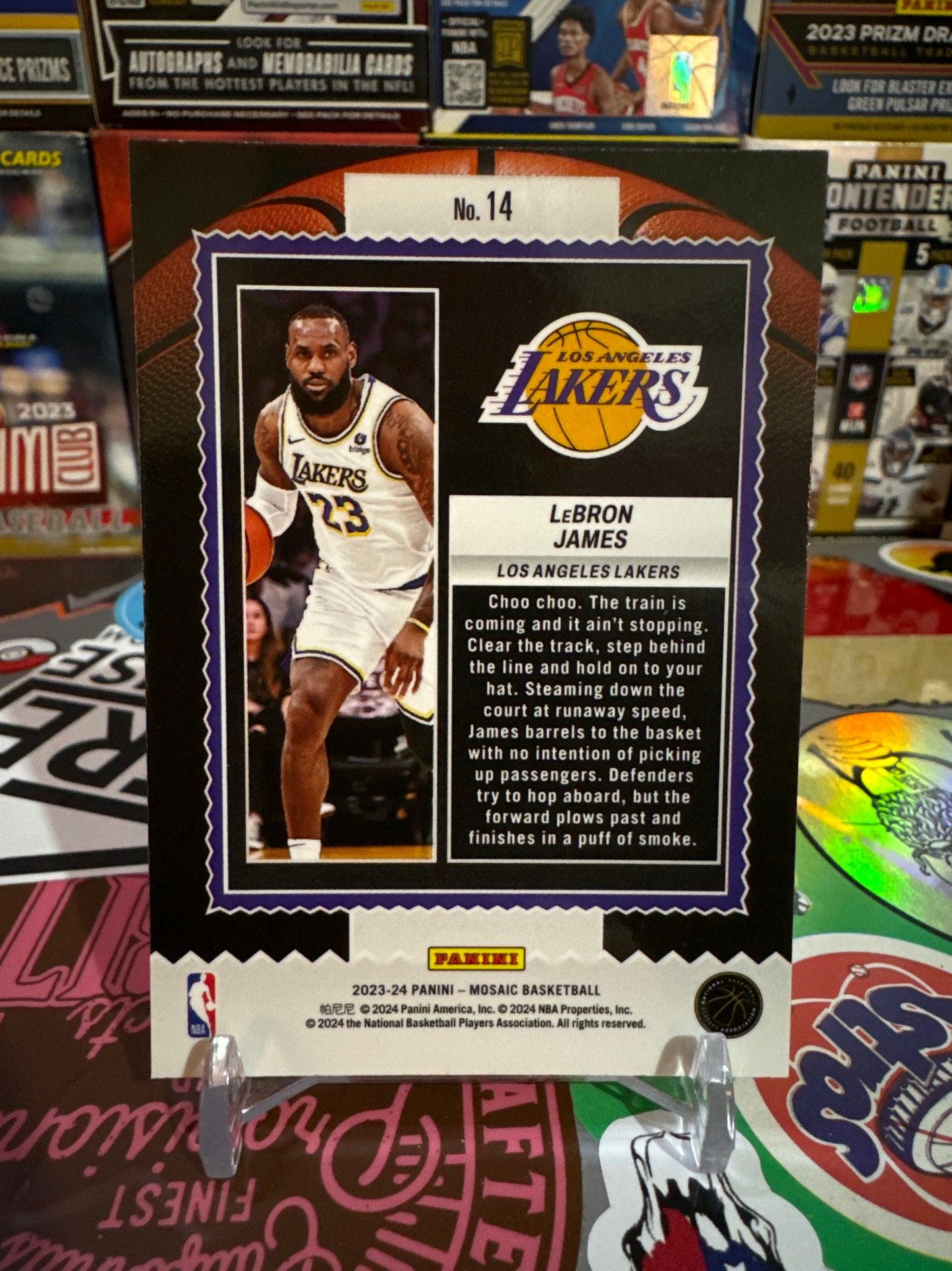 2023 Panini Mosaic Jam Masters #14 LeBron James