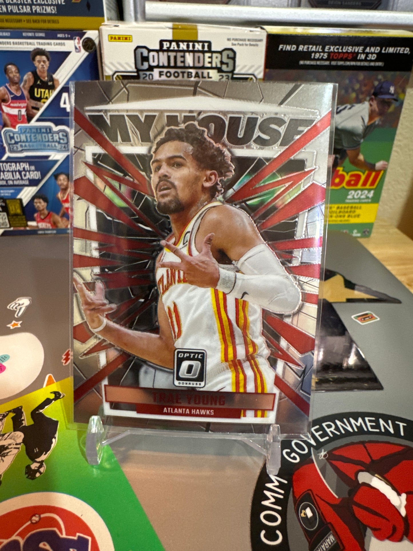 2023 Donruss Optic Basketball My House. #8 Trae Young