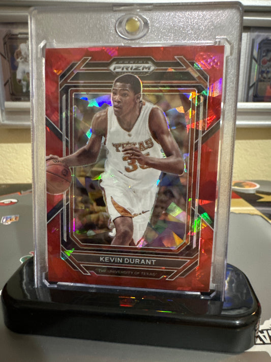 2023 Panini Prizm draft picks #70 Kevin Durant. Red Ice