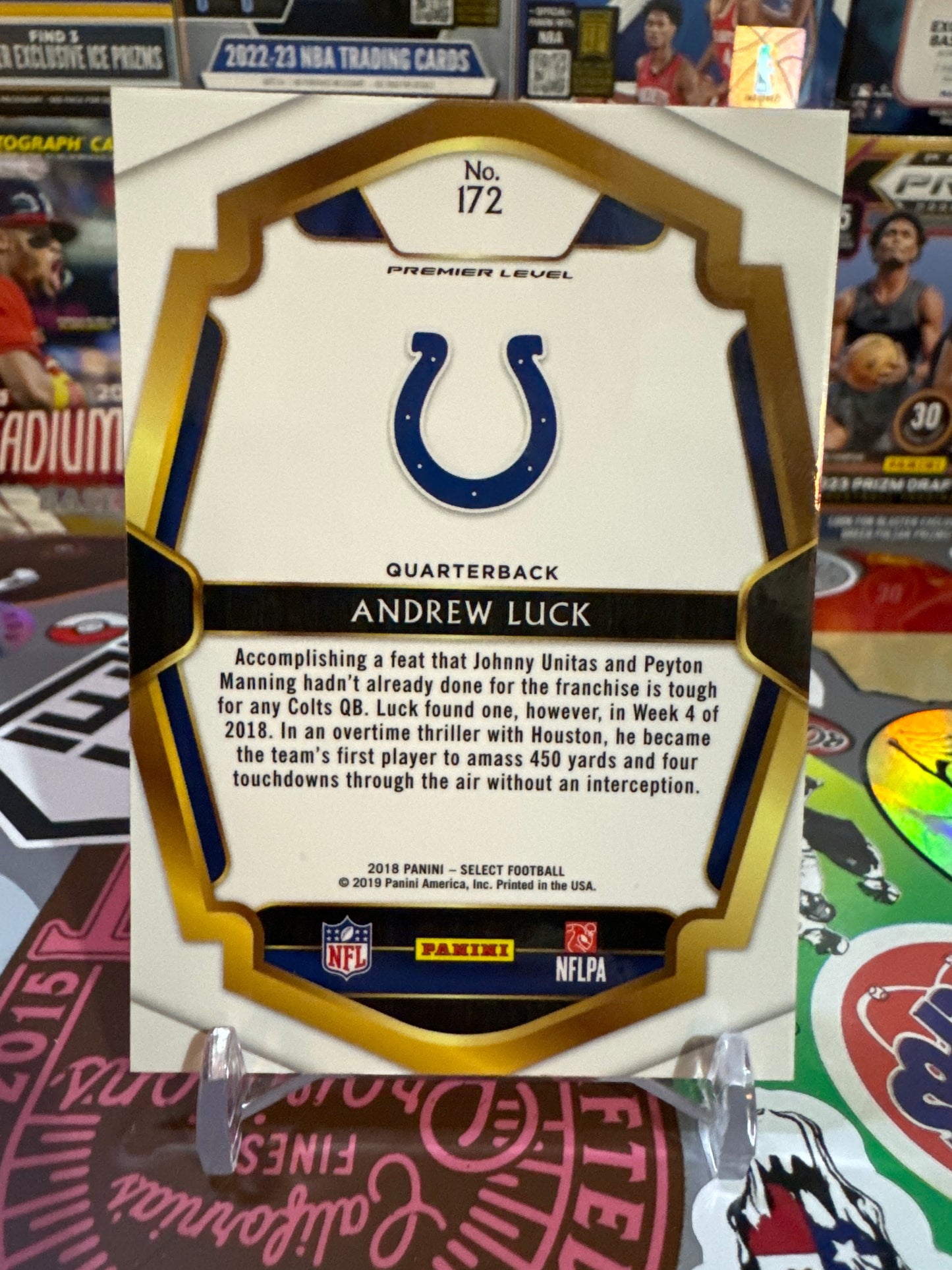 2018 Panini Select #172 Andrew Luck