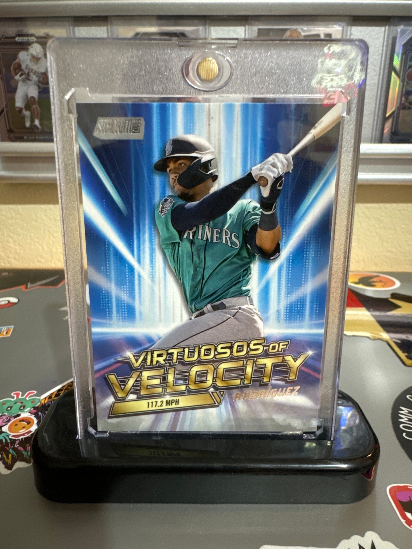 2023 Topps stadium club virtuosos of velocity #VV-6 Julio Rodriguez