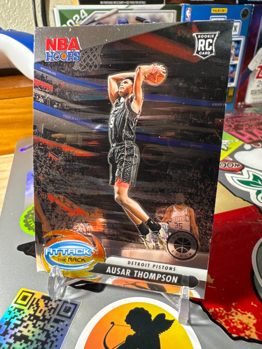 2023 Panini Hoops Premium Stock- Attack the rack #5 Ausar Thompson RC
