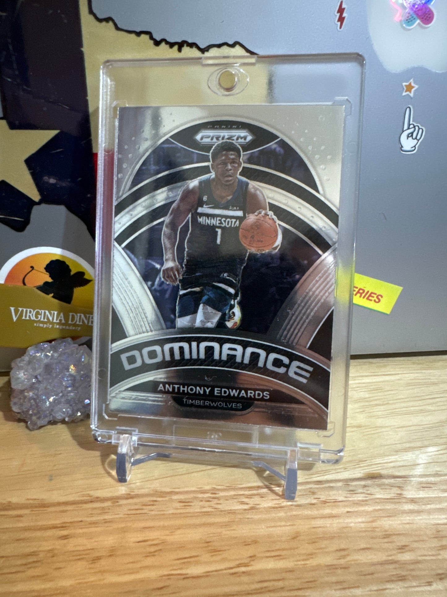 2022 Panini Prizm- Dominance #17 Anthony Edwards